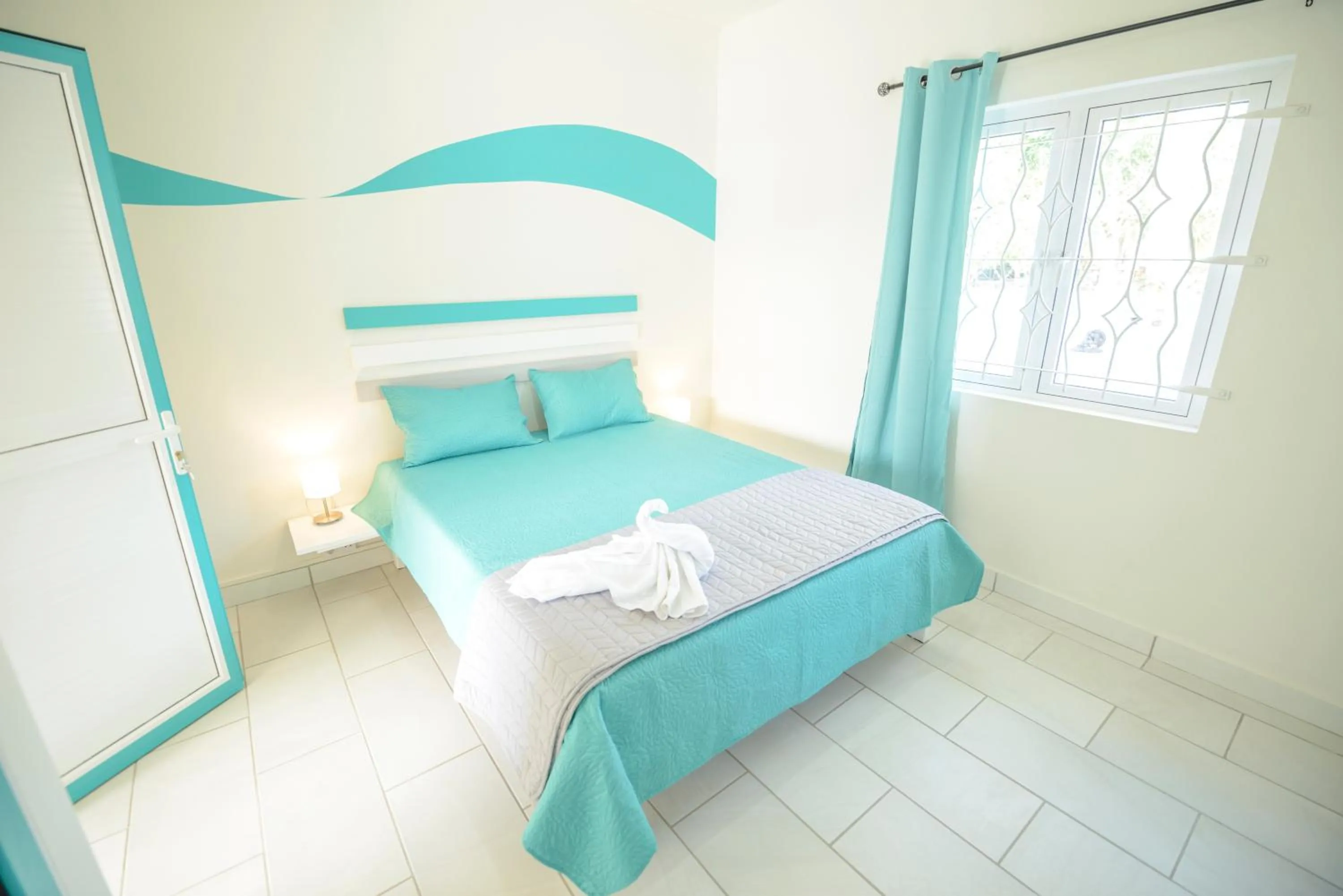 Bedroom, Bed in Abiki Mauritius with Tourism Authority Permit