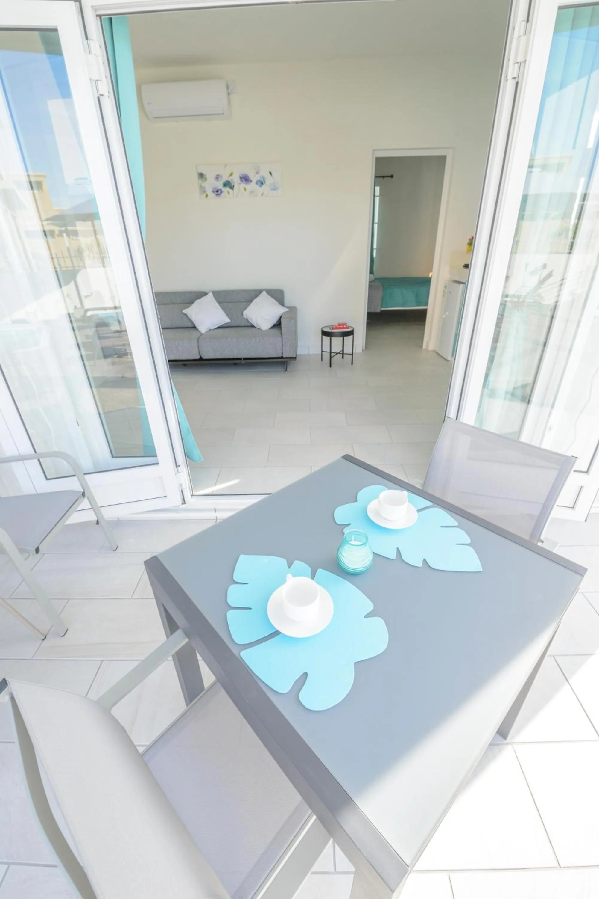 Living room in Abiki Mauritius with Tourism Authority Permit