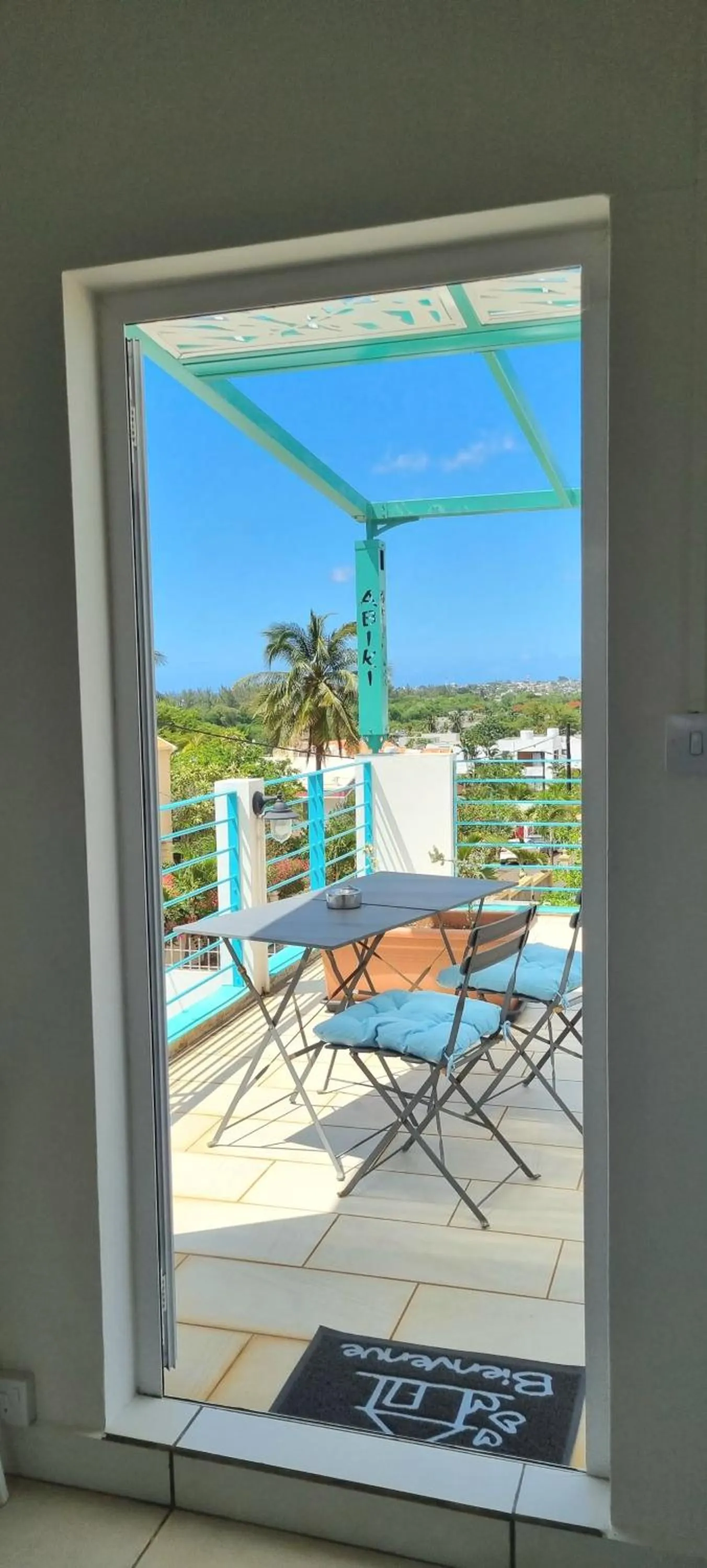 Patio in Abiki Mauritius with Tourism Authority Permit