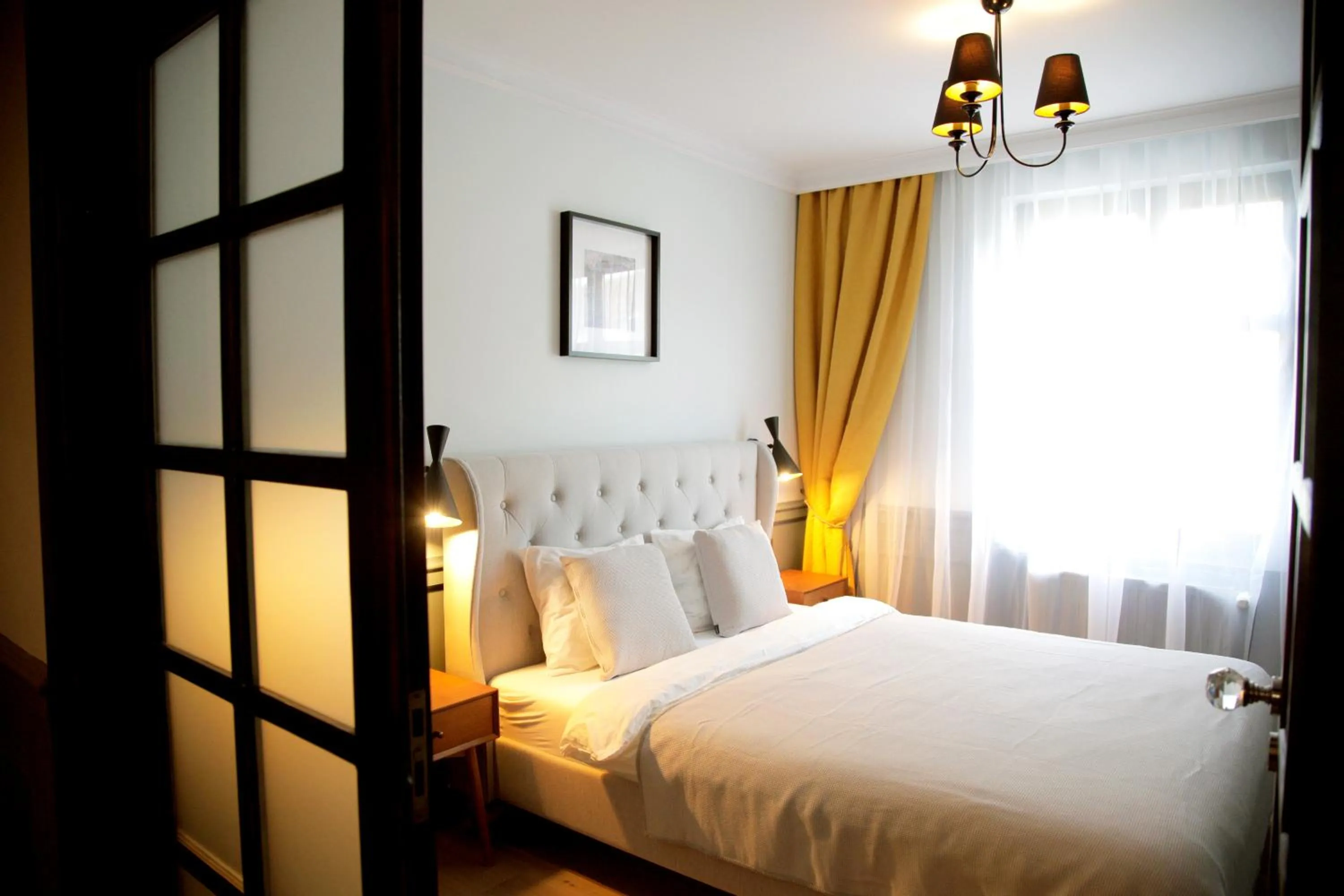 Bedroom, Bed in Central Boutique Apartments