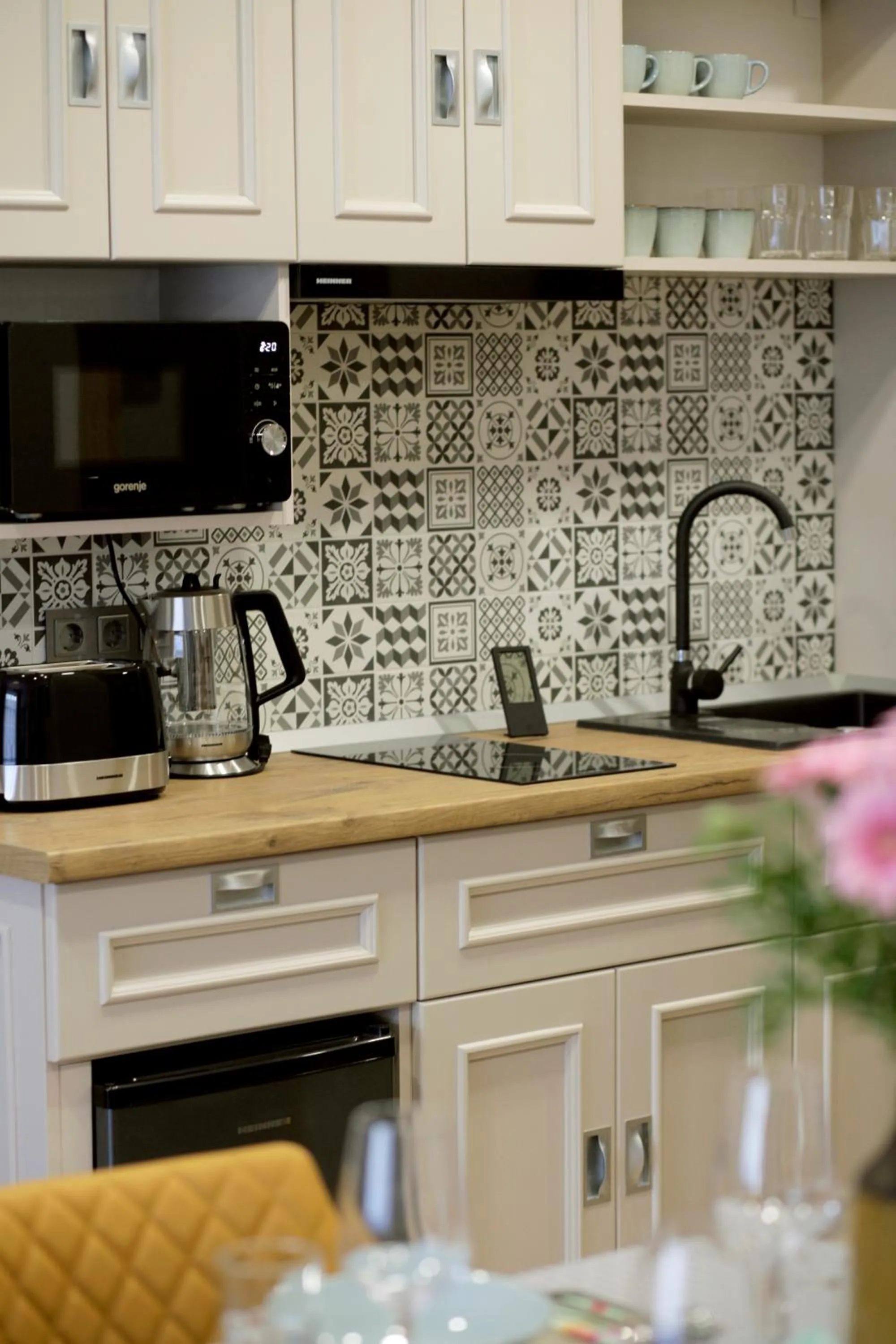 Kitchen or kitchenette in Central Boutique Apartments