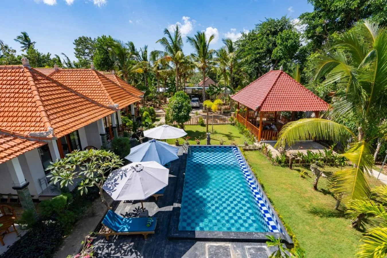 Bird's eye view in Surya Maha Bungallo