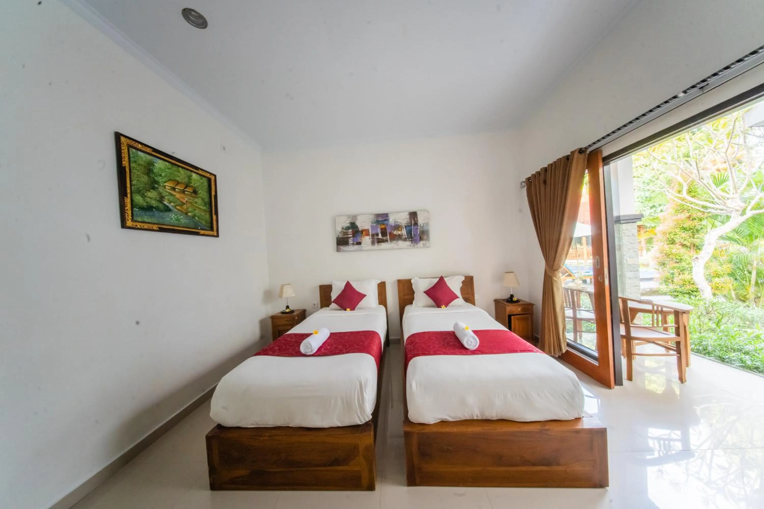 Bed in Surya Maha Bungallo