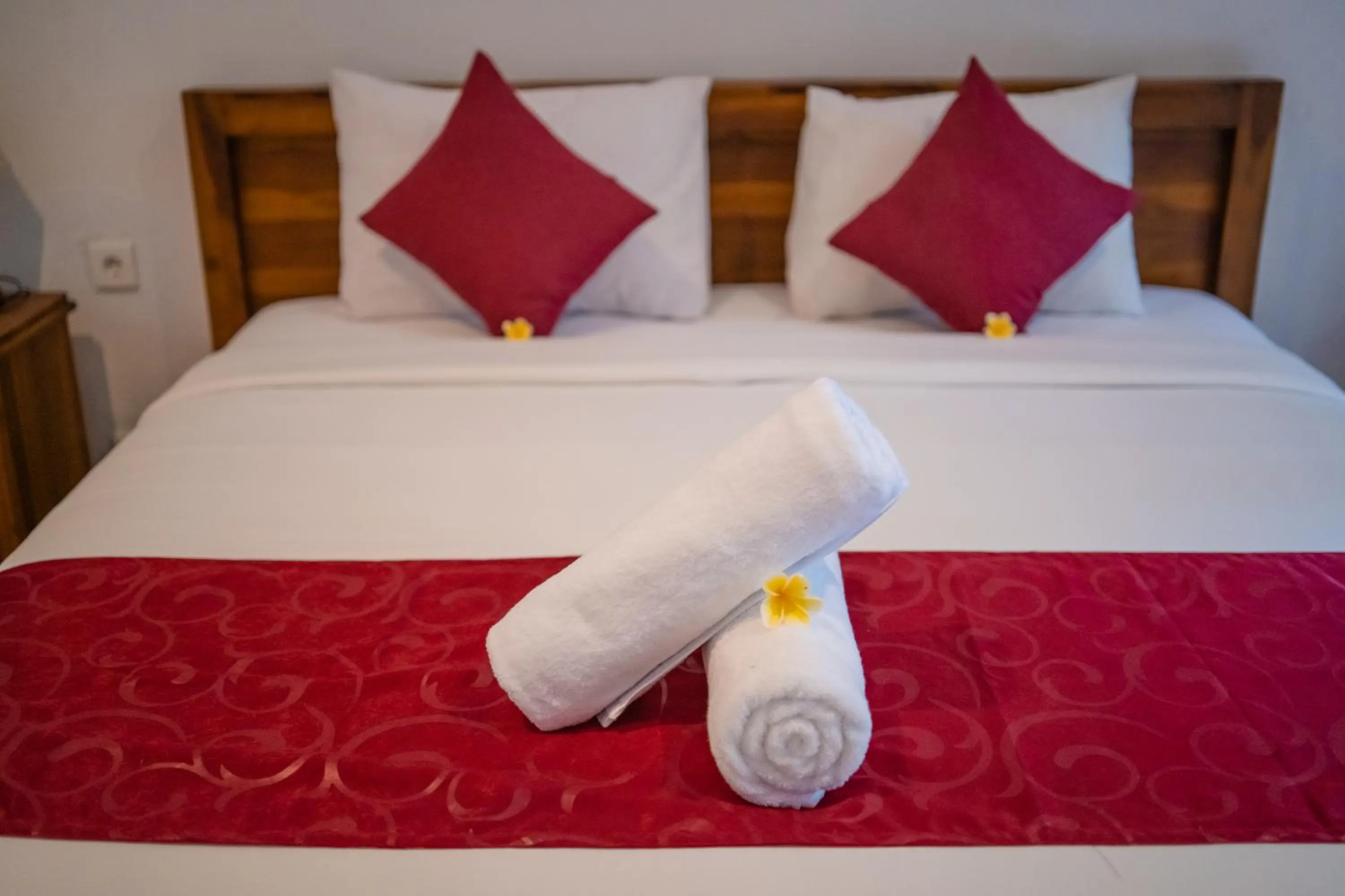 Bed in Surya Maha Bungallo