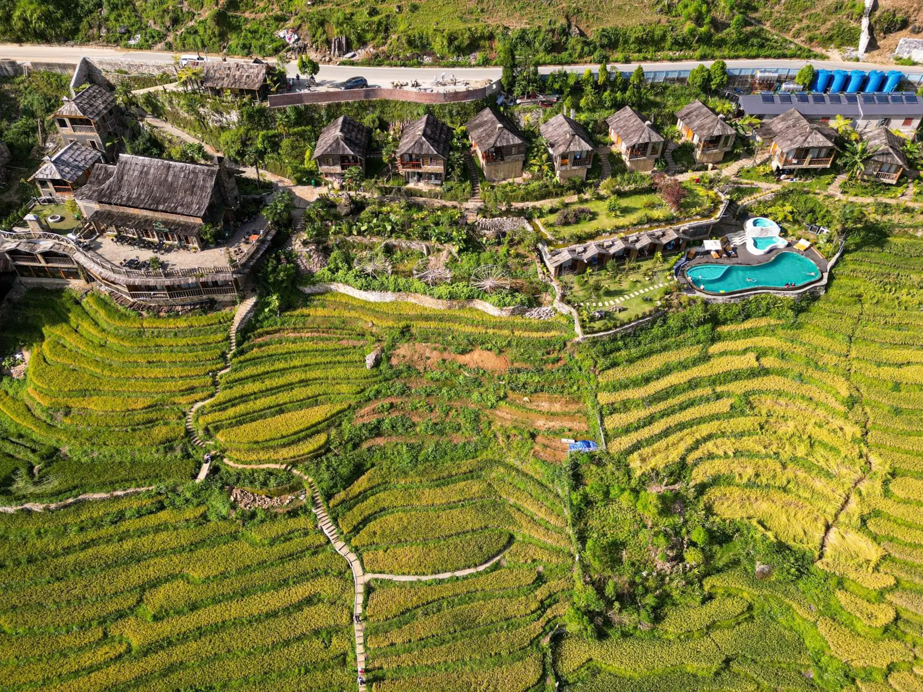 Bird's eye view in Laxsik Ecolodge Bird's eye view in Laxsik Ecolodge