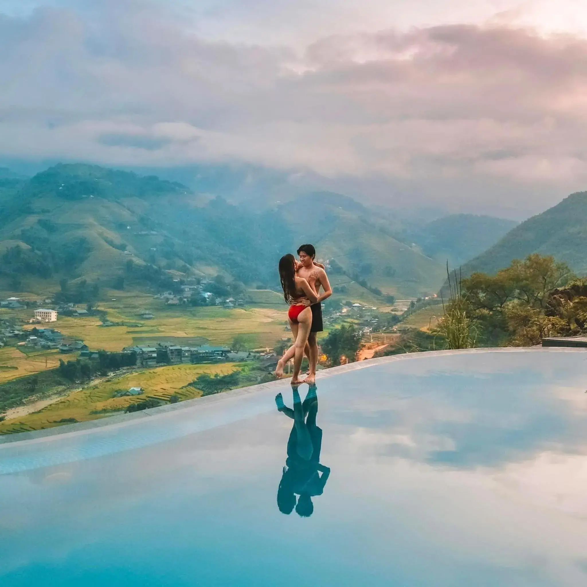 Swimming pool in Laxsik Ecolodge Swimming pool in Laxsik Ecolodge