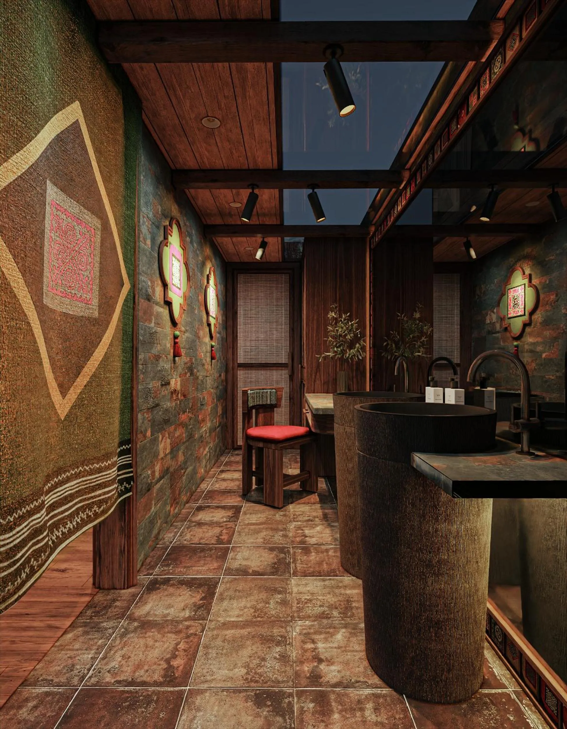 Toilet in Laxsik Ecolodge