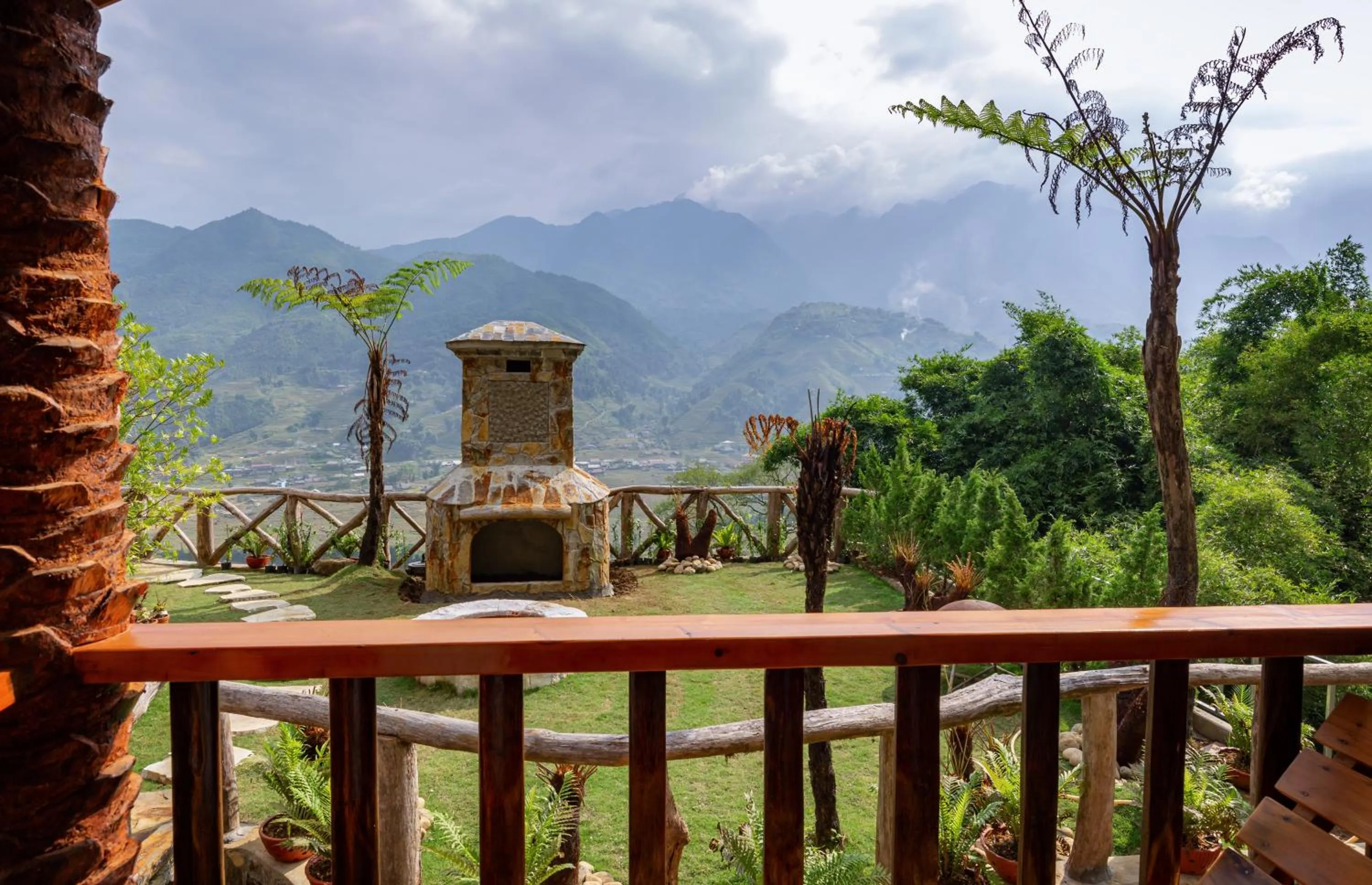 Garden in Laxsik Ecolodge