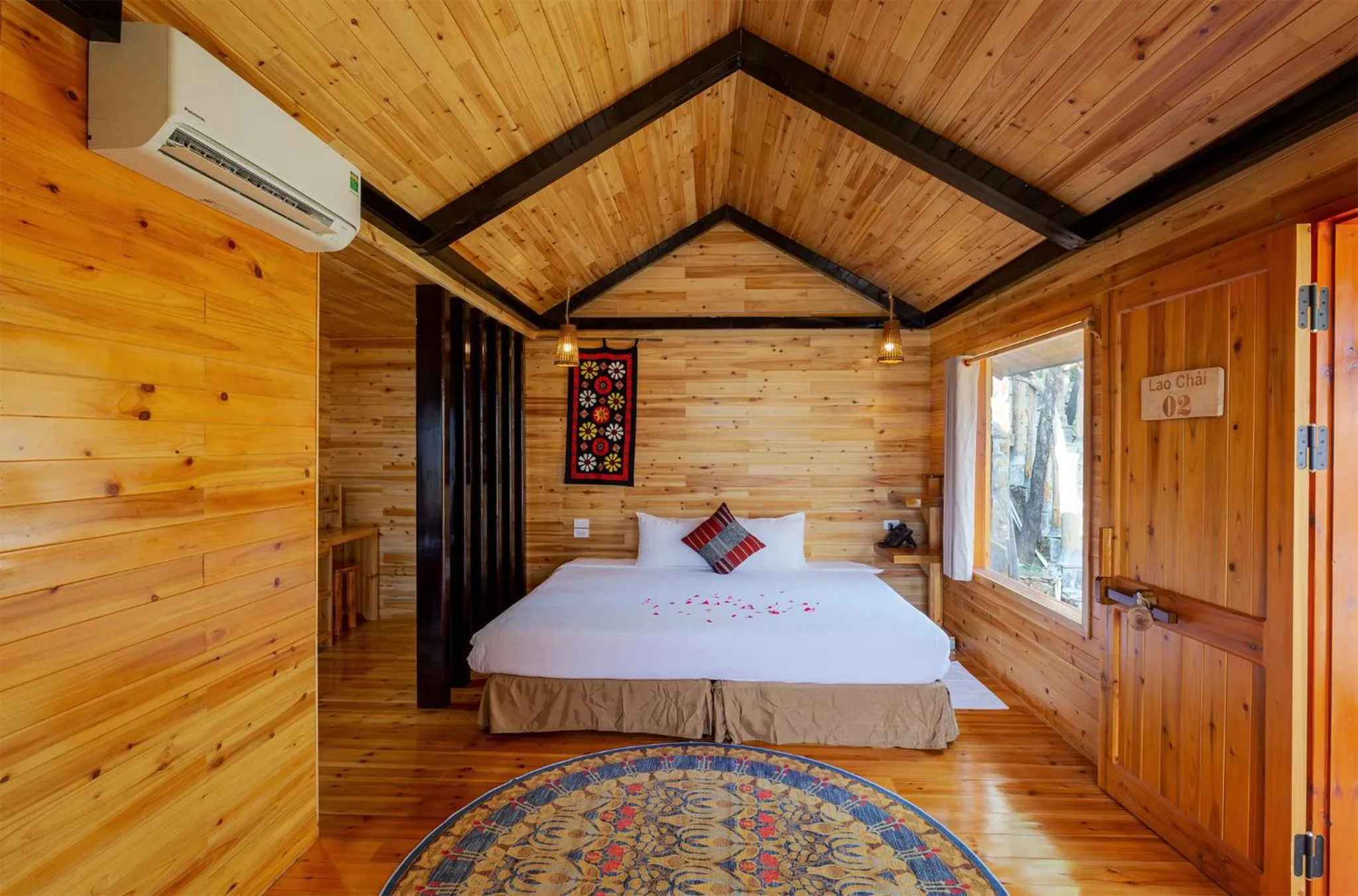 Bed in Laxsik Ecolodge