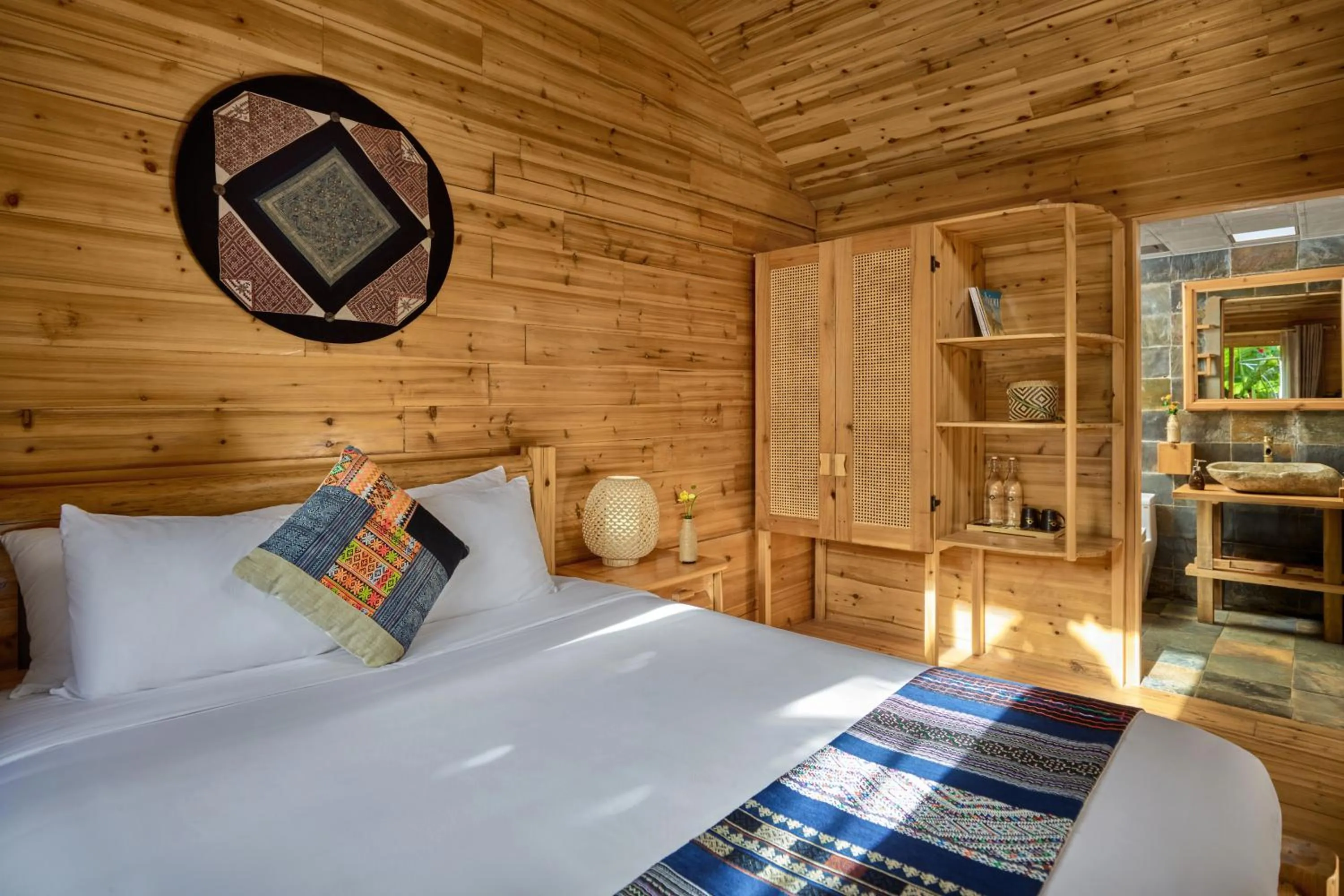 Bed in Laxsik Ecolodge