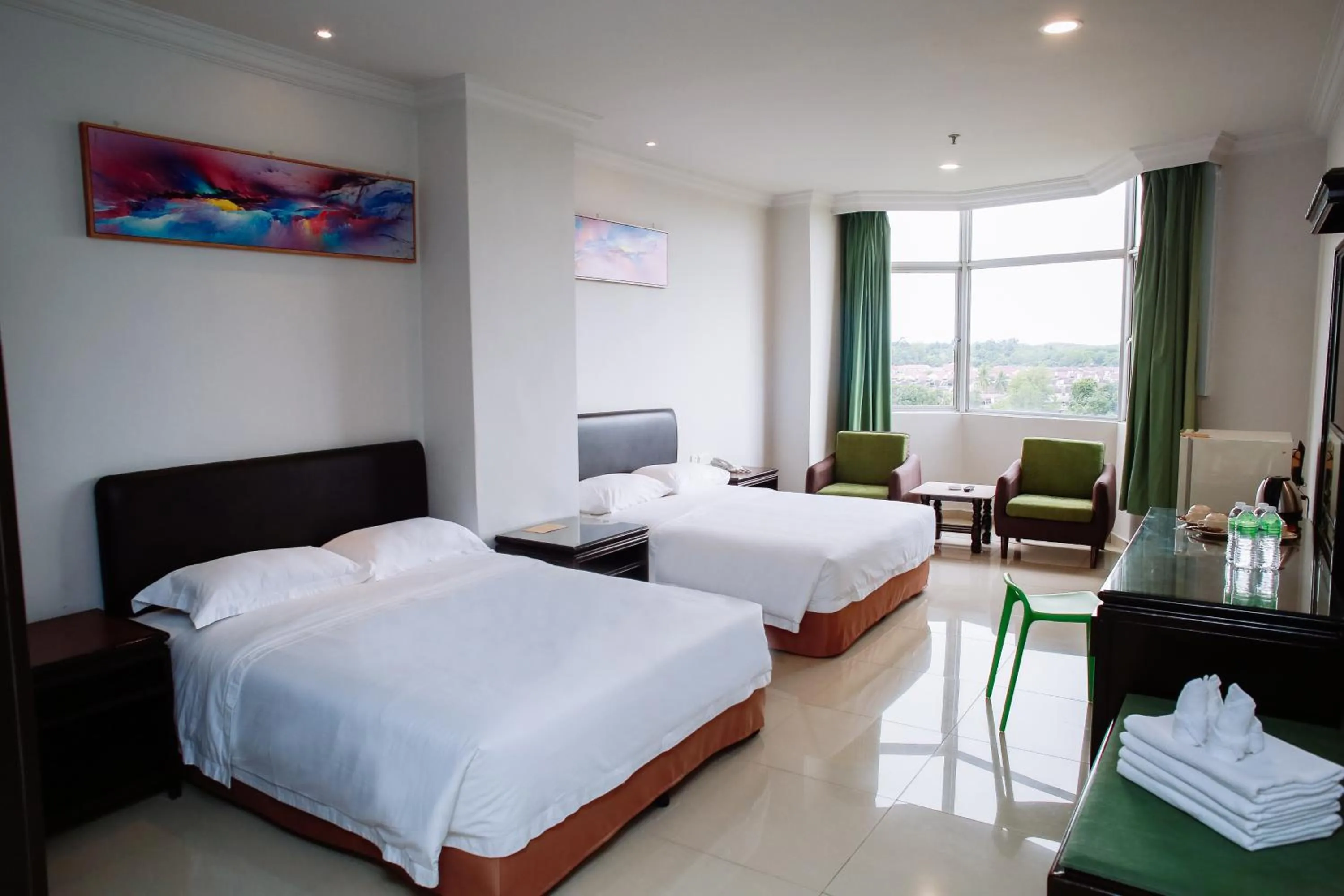 Bed in Hotel Green Park