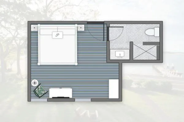 Floor plan in The Pridwin Hotel