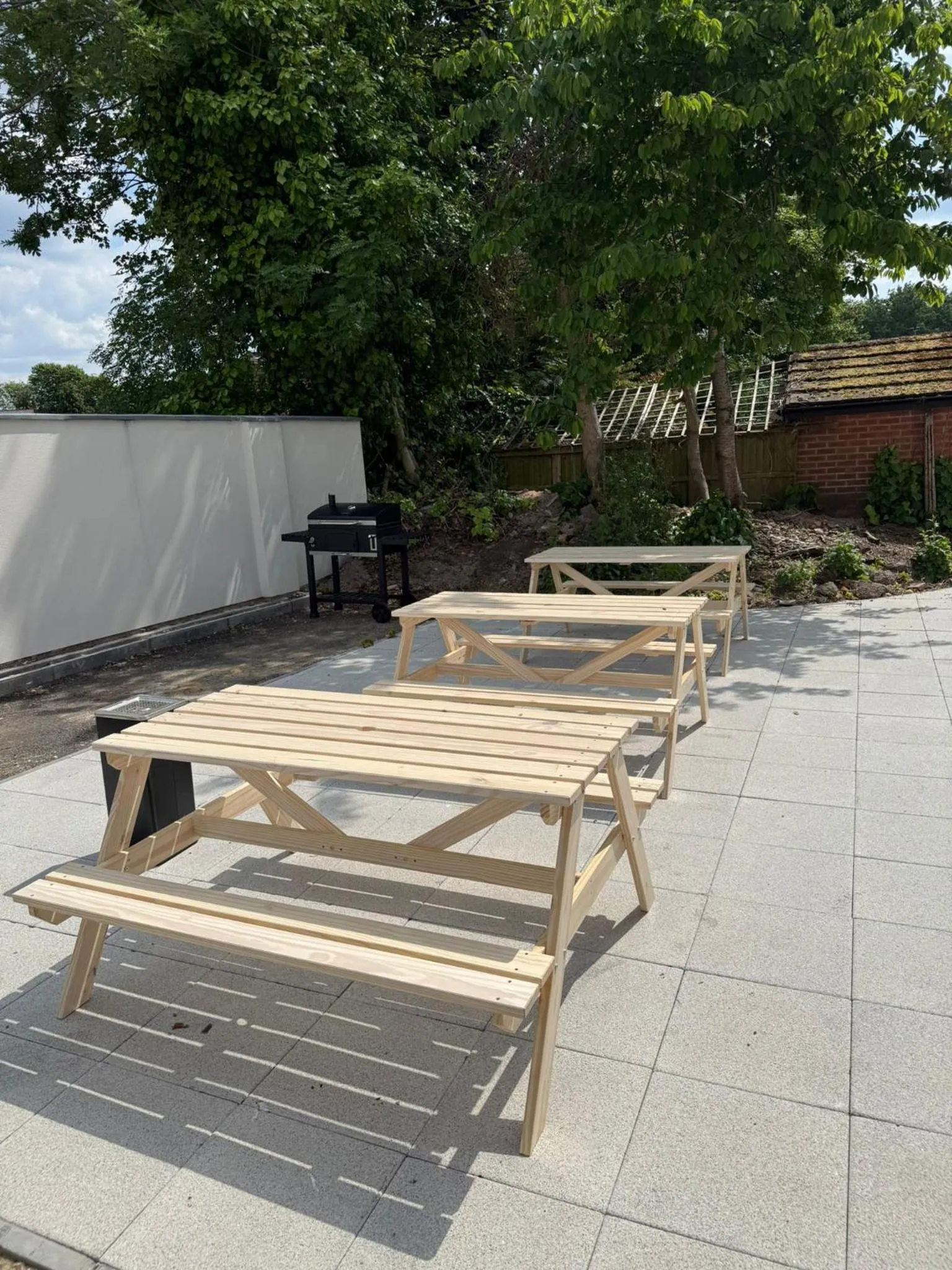 Patio in The Ashcroft Studios & Apartments with Free Parking