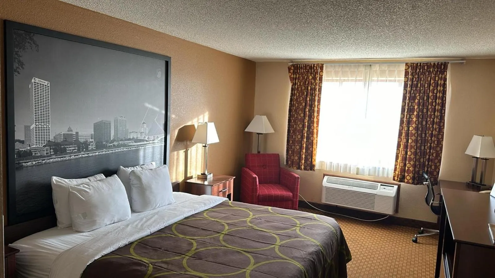 Bed in Super 8 by Wyndham Sturtevant Racine