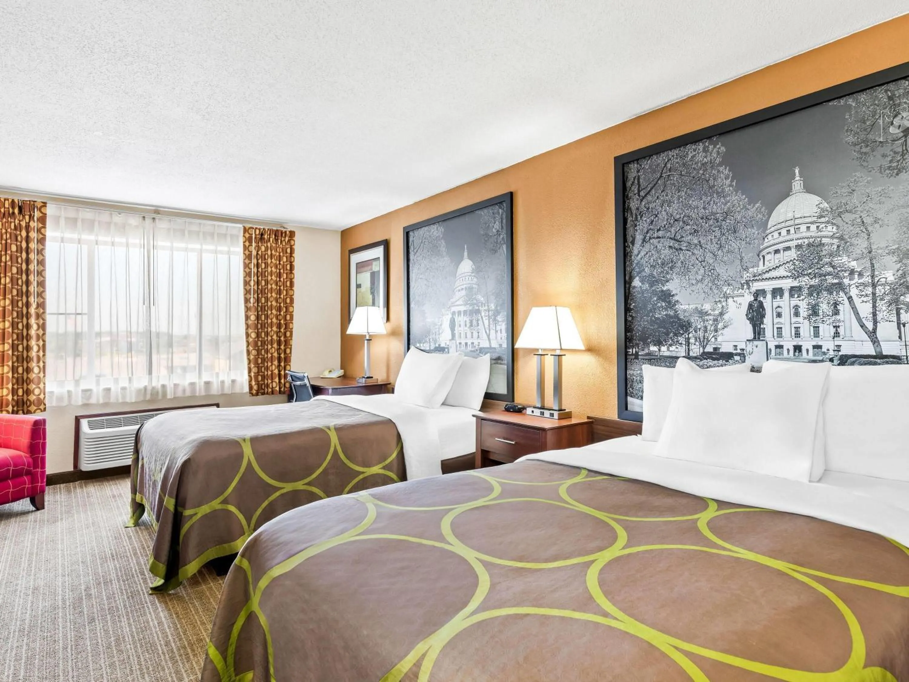 Bed in Super 8 by Wyndham Sturtevant Racine