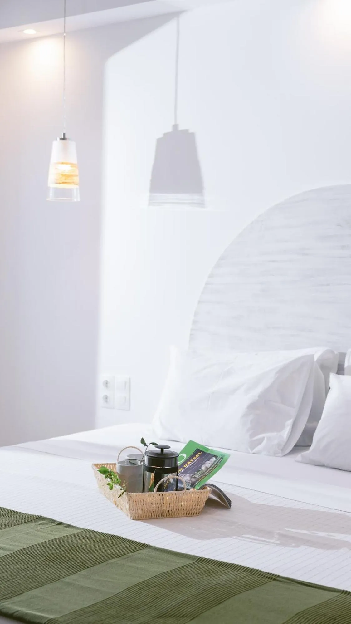 Bed in Die Zwei Brüder Art & Suites