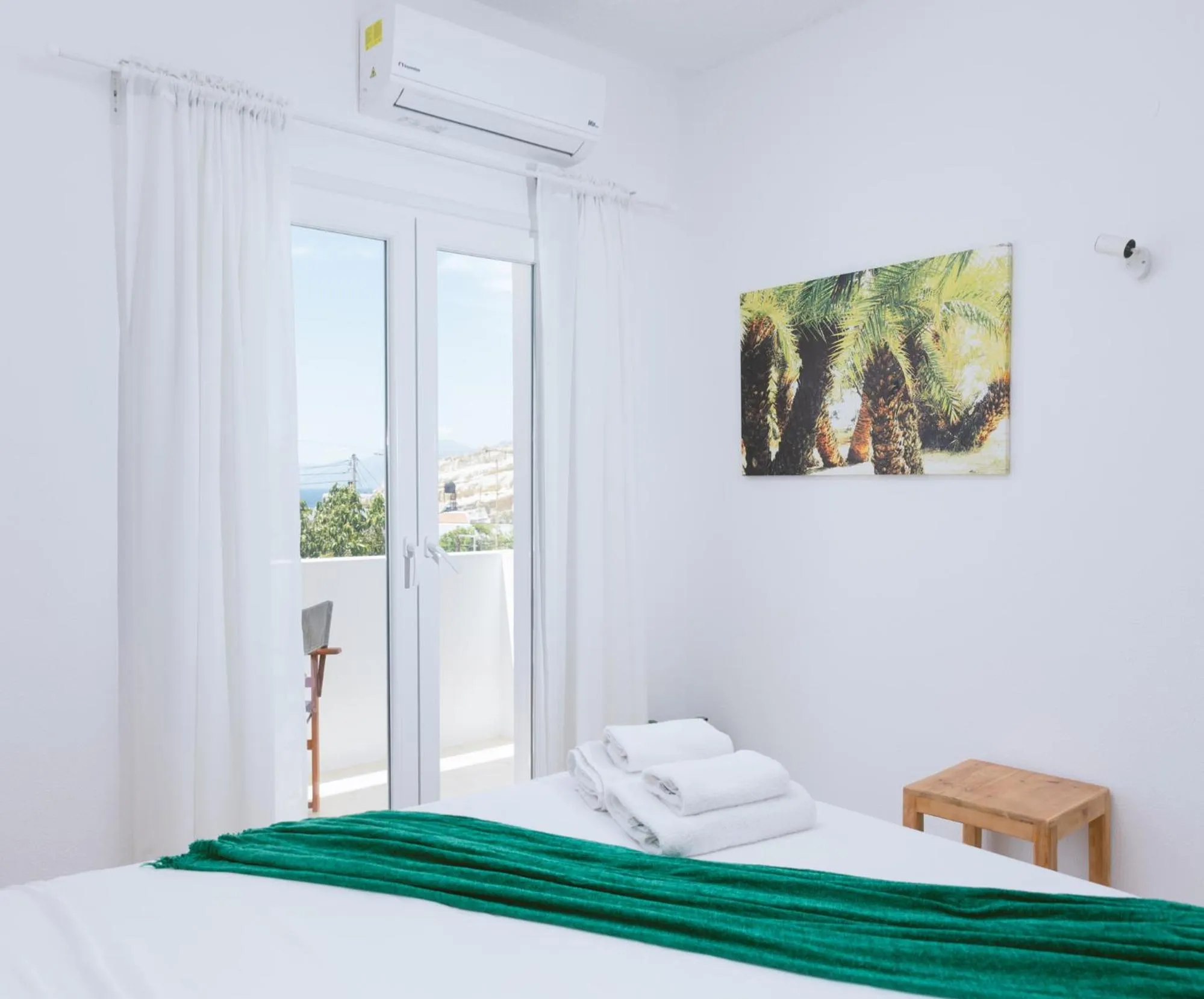 Bed in Die Zwei Brüder Art & Suites