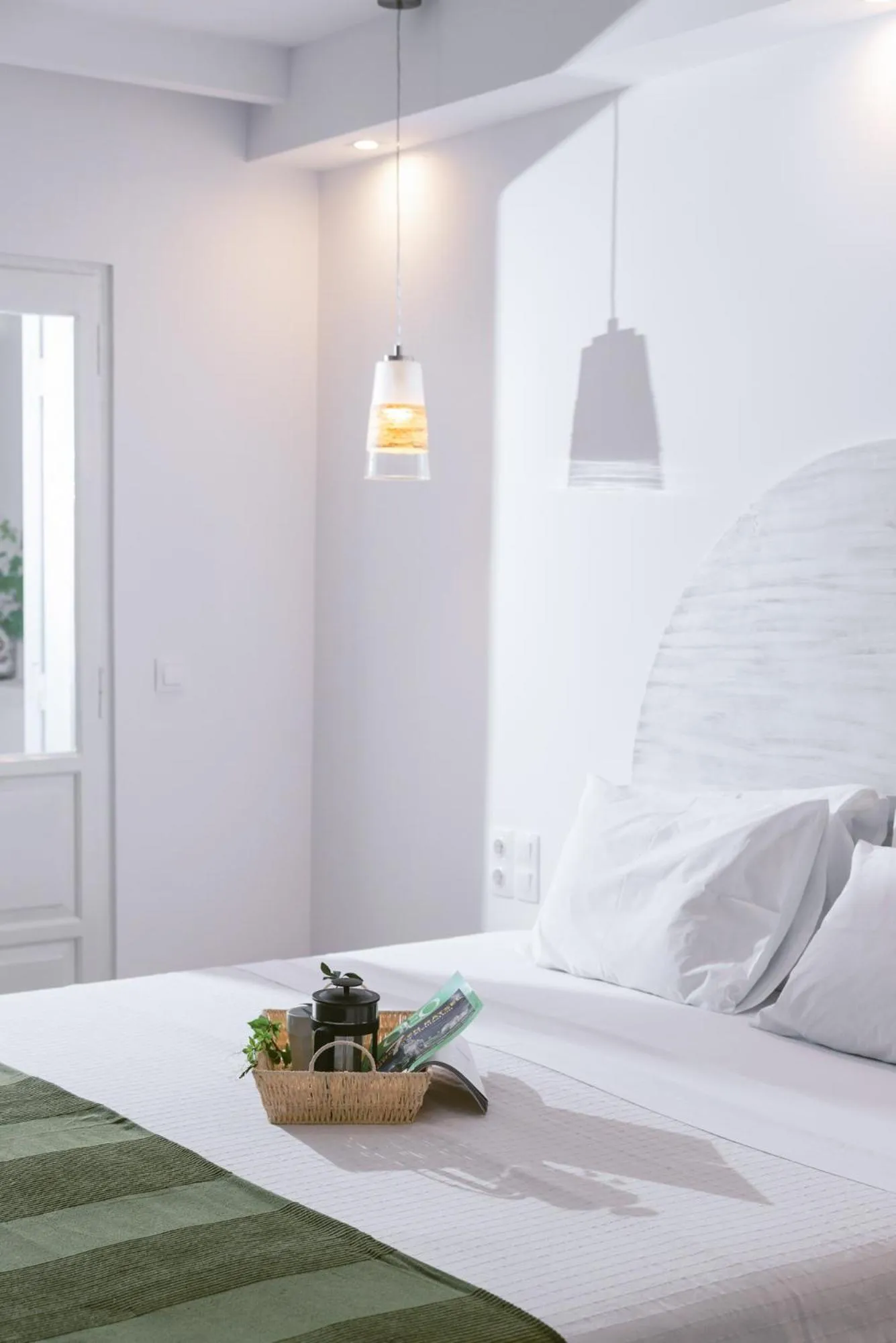 Bed in Die Zwei Brüder Art & Suites