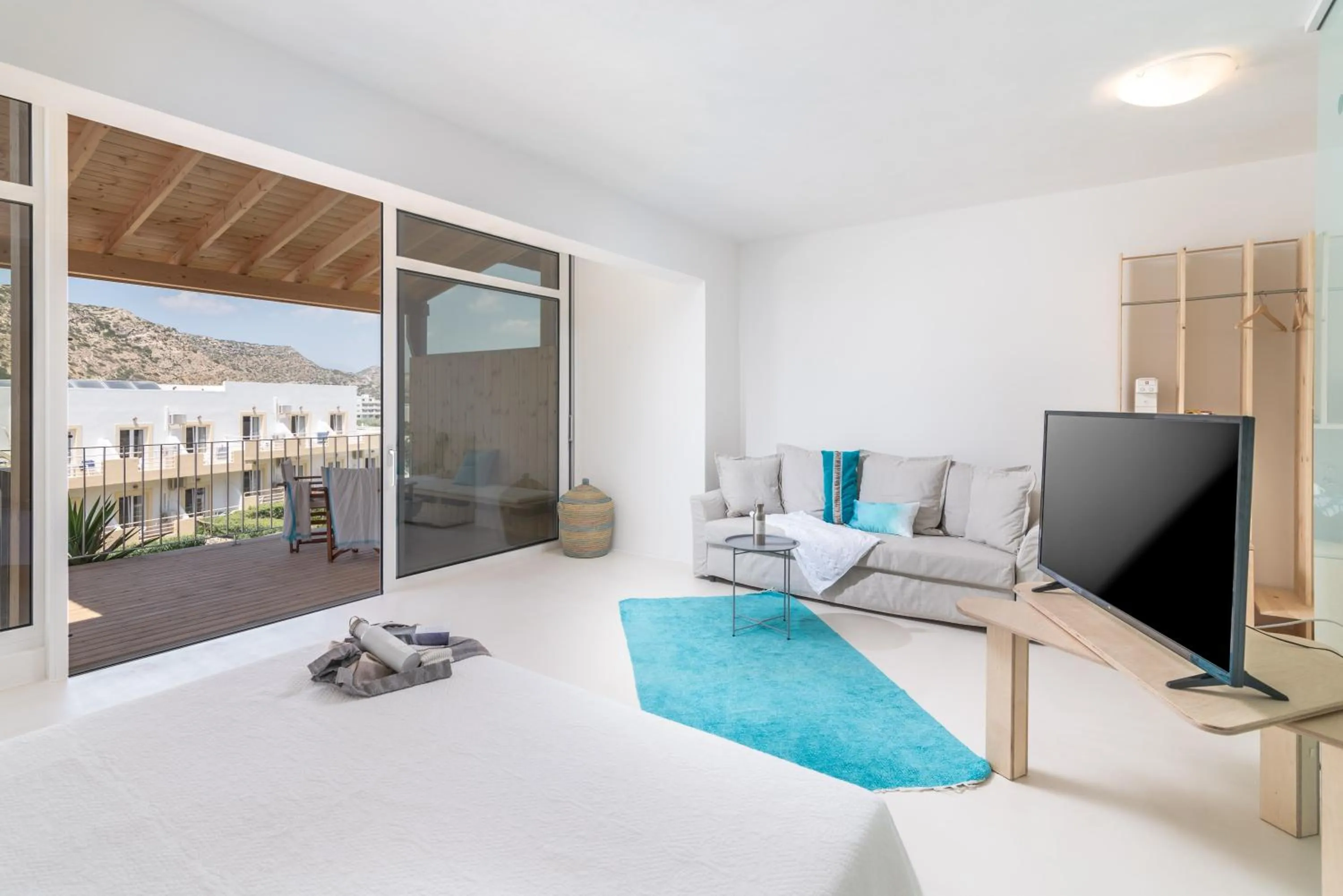 Bed in Die Zwei Brüder Art & Suites