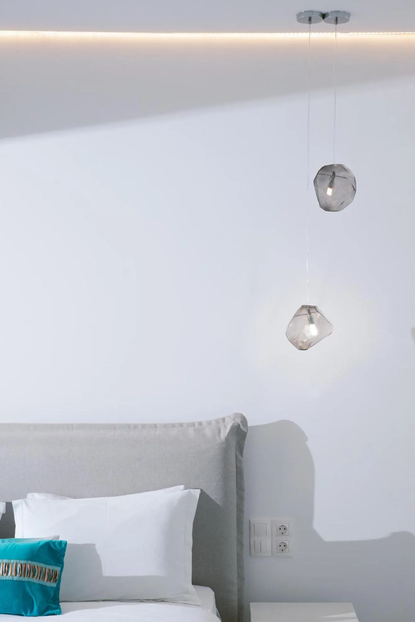 Bed in Die Zwei Brüder Art & Suites