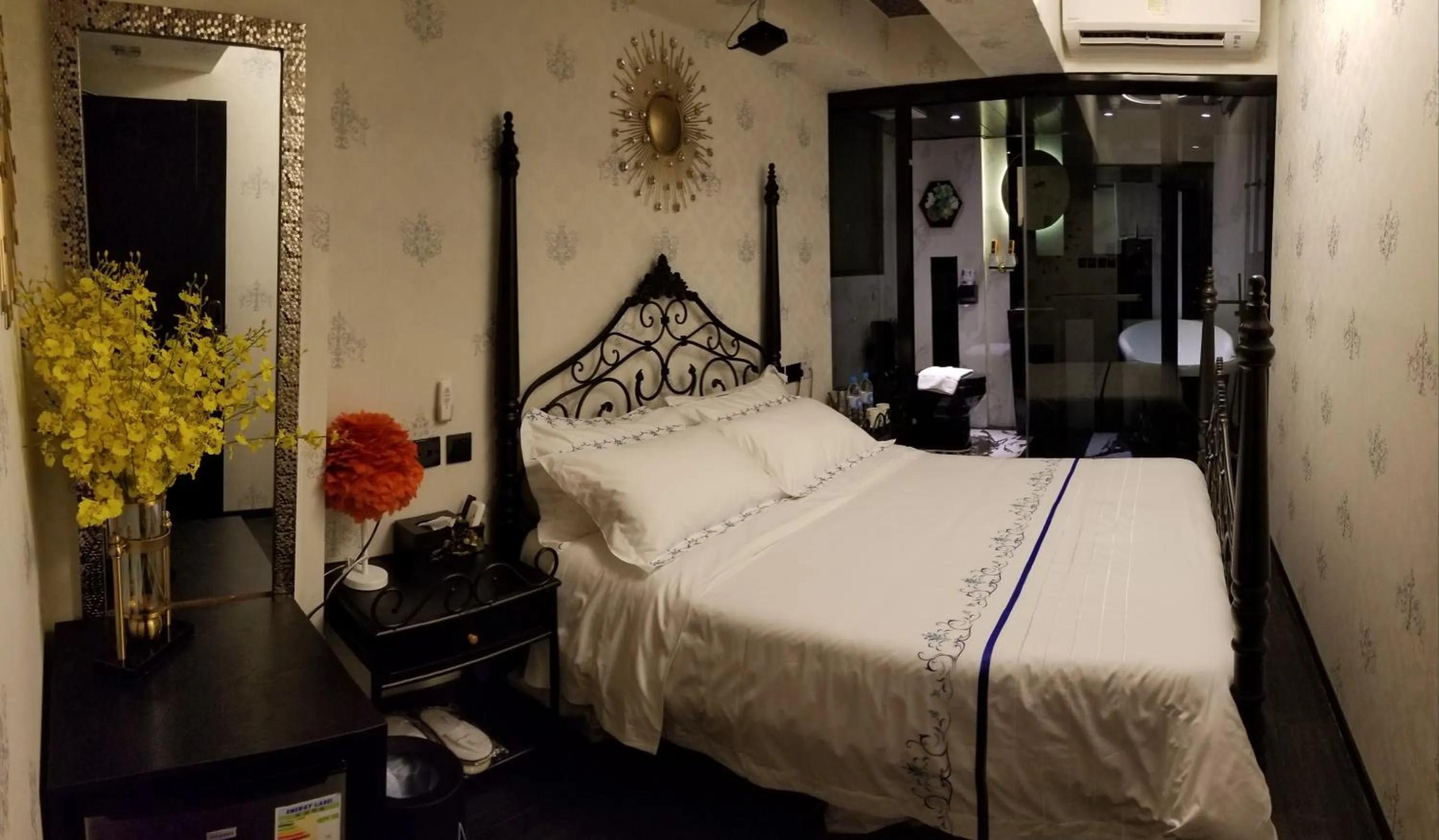 Bed in Star City Hotel