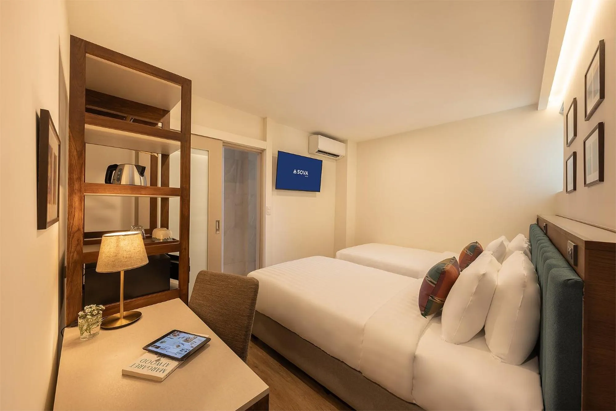 Bed in SOVA Hotel Bangkok