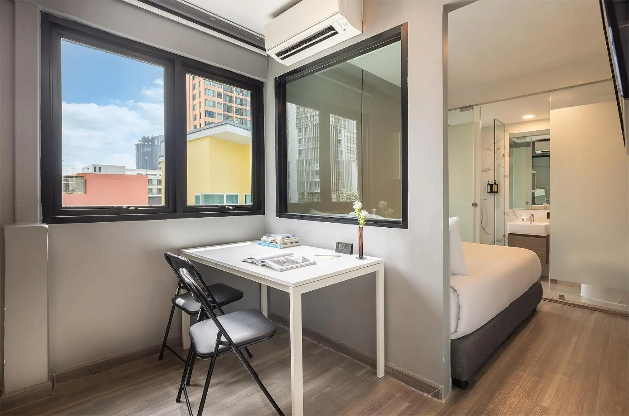 Photo of the whole room, Bed in SOVA Hotel Bangkok Photo of the whole room, Bed in SOVA Hotel Bangkok