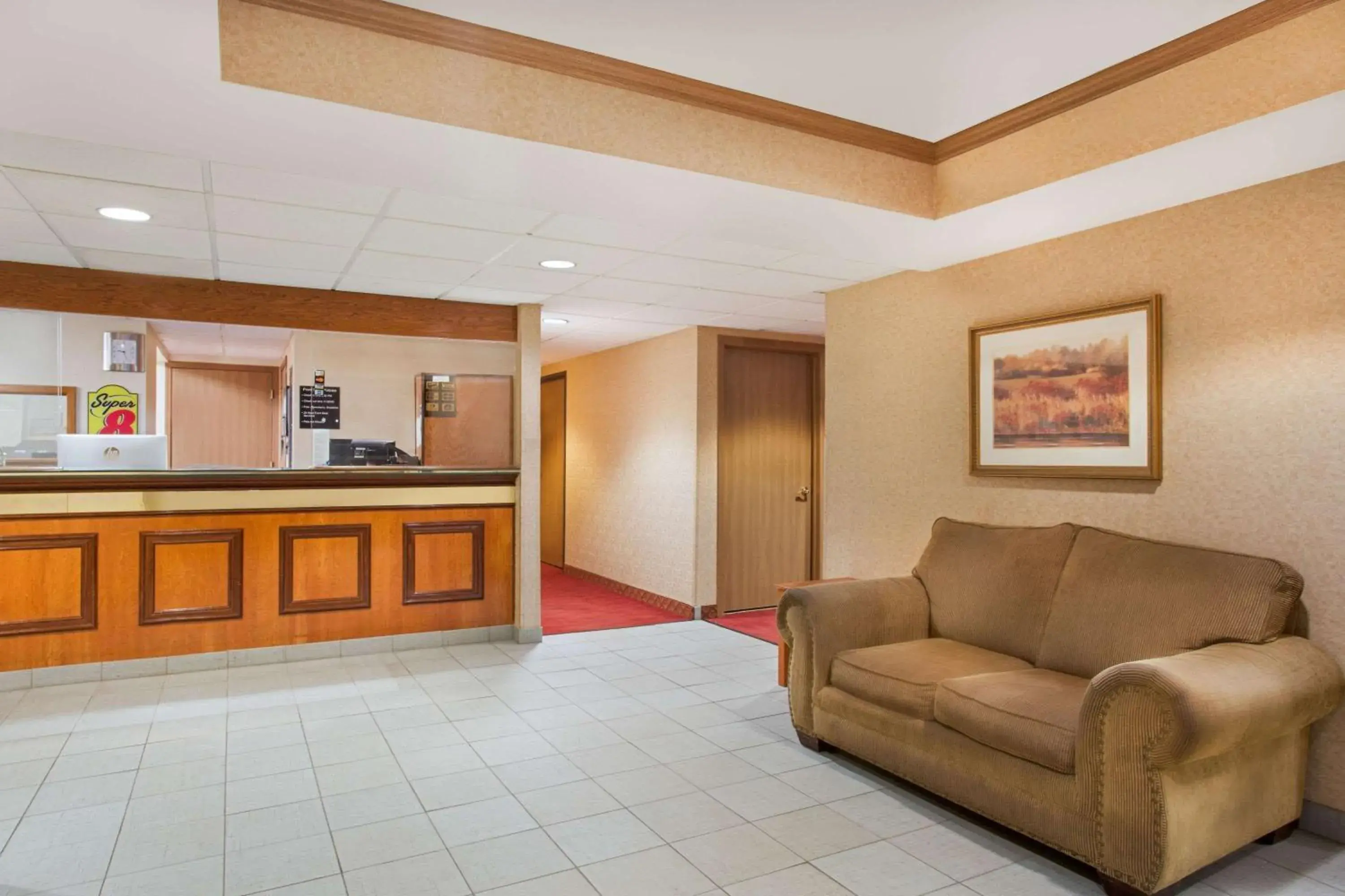 Lobby or reception in Super 8 by Wyndham Defiance Lobby or reception in Super 8 by Wyndham Defiance