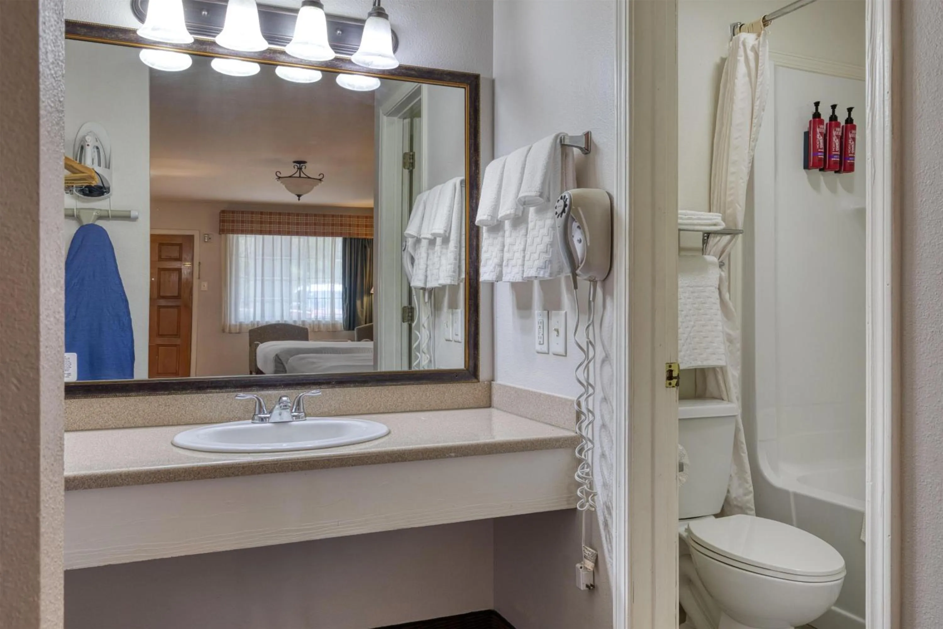 Bathroom in SureStay Hotel by Best Western Leesville