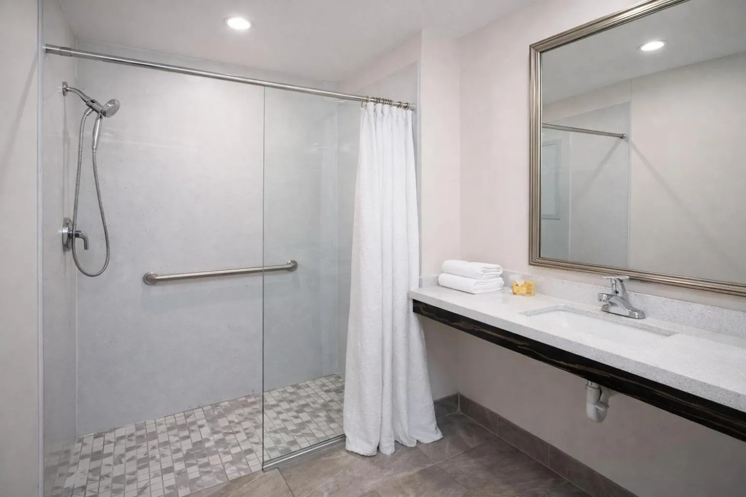 Shower in Super 8 by Wyndham Bakersfield CA Near Airport