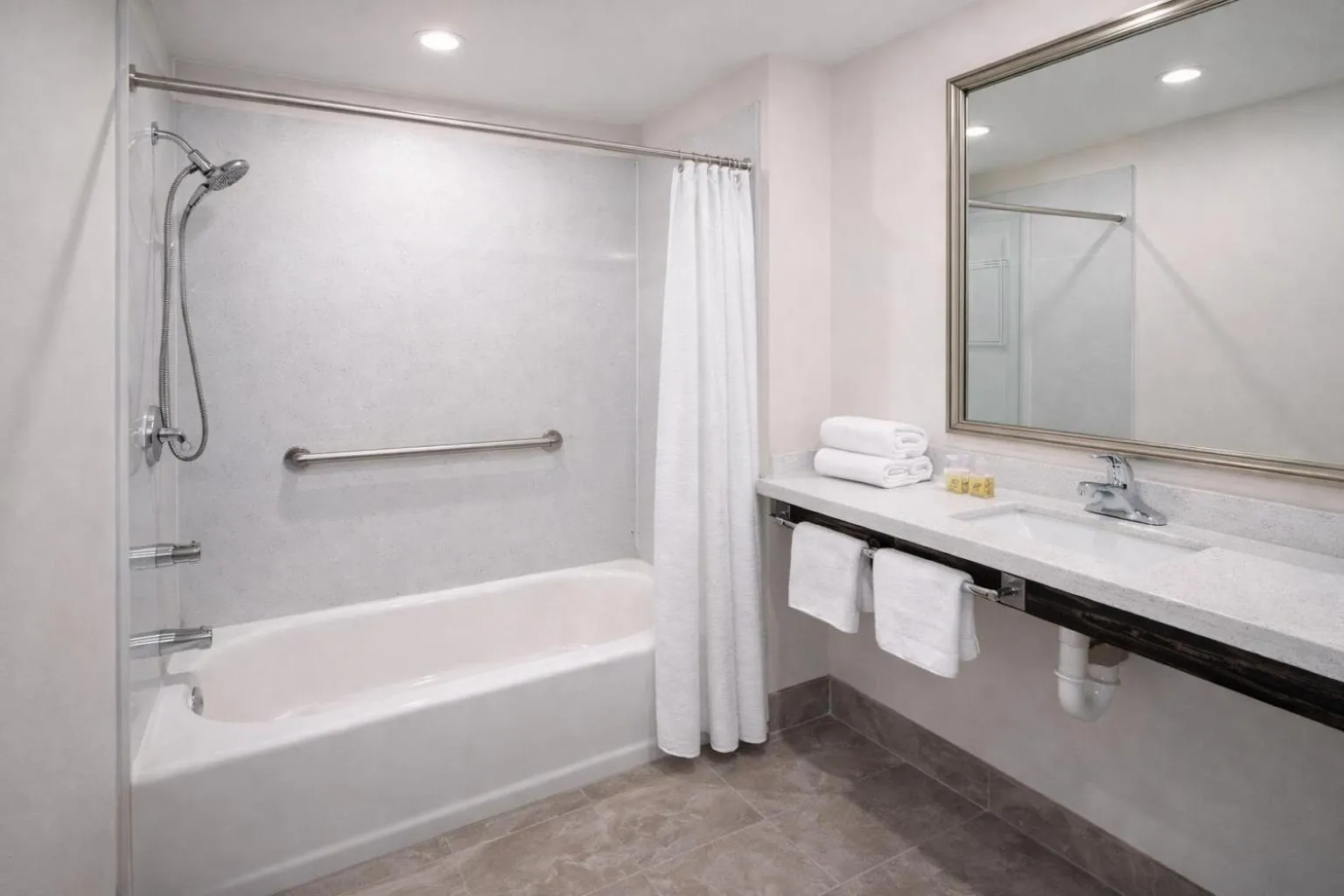 Shower in Super 8 by Wyndham Bakersfield CA Near Airport