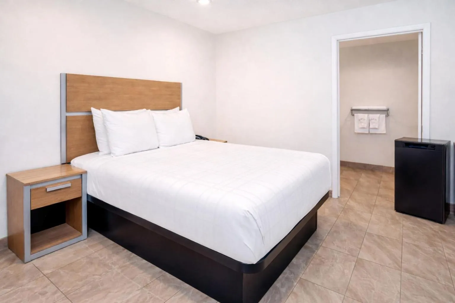 Bed in Super 8 by Wyndham Bakersfield CA Near Airport