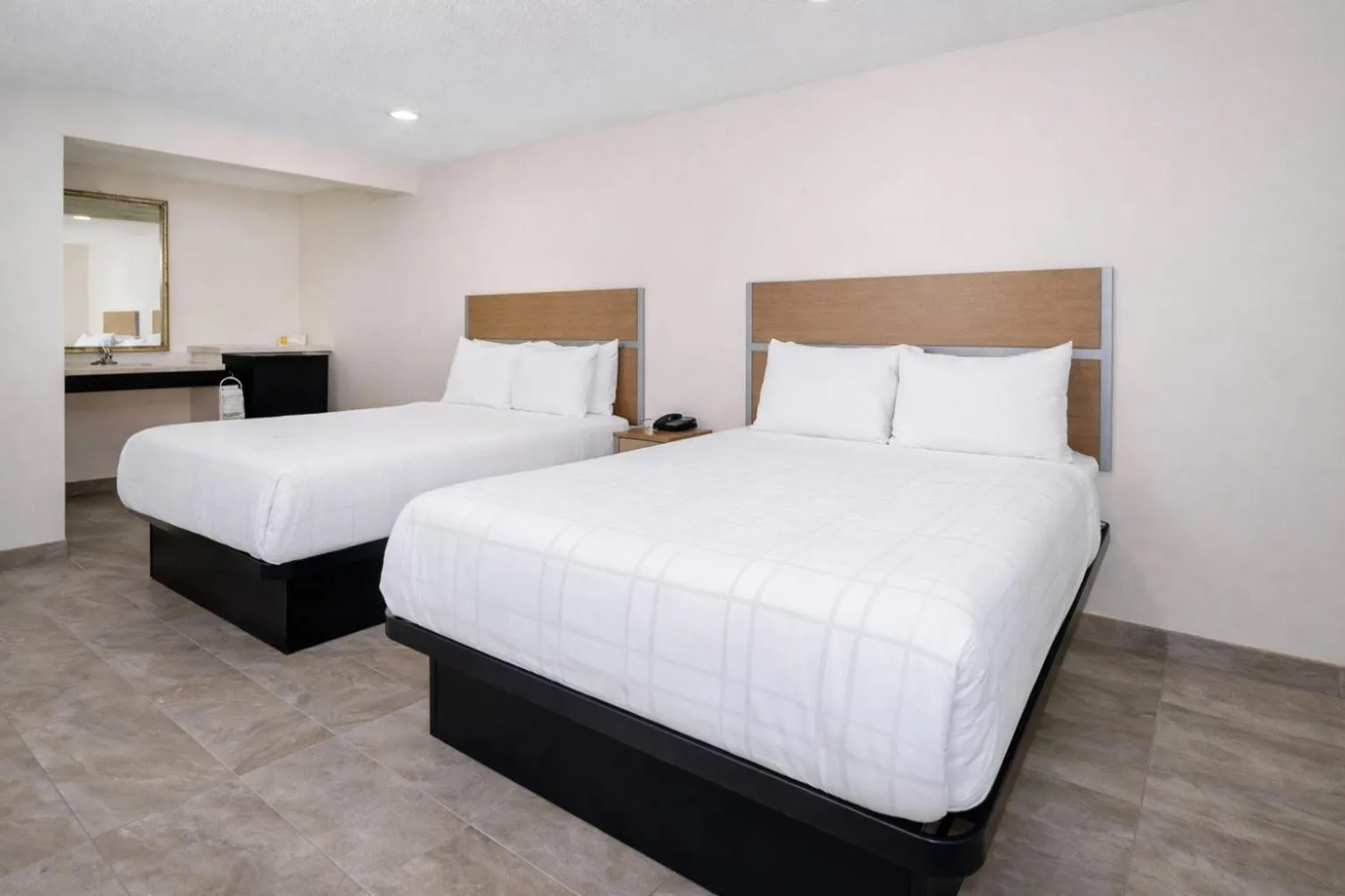 Bed in Super 8 by Wyndham Bakersfield CA Near Airport
