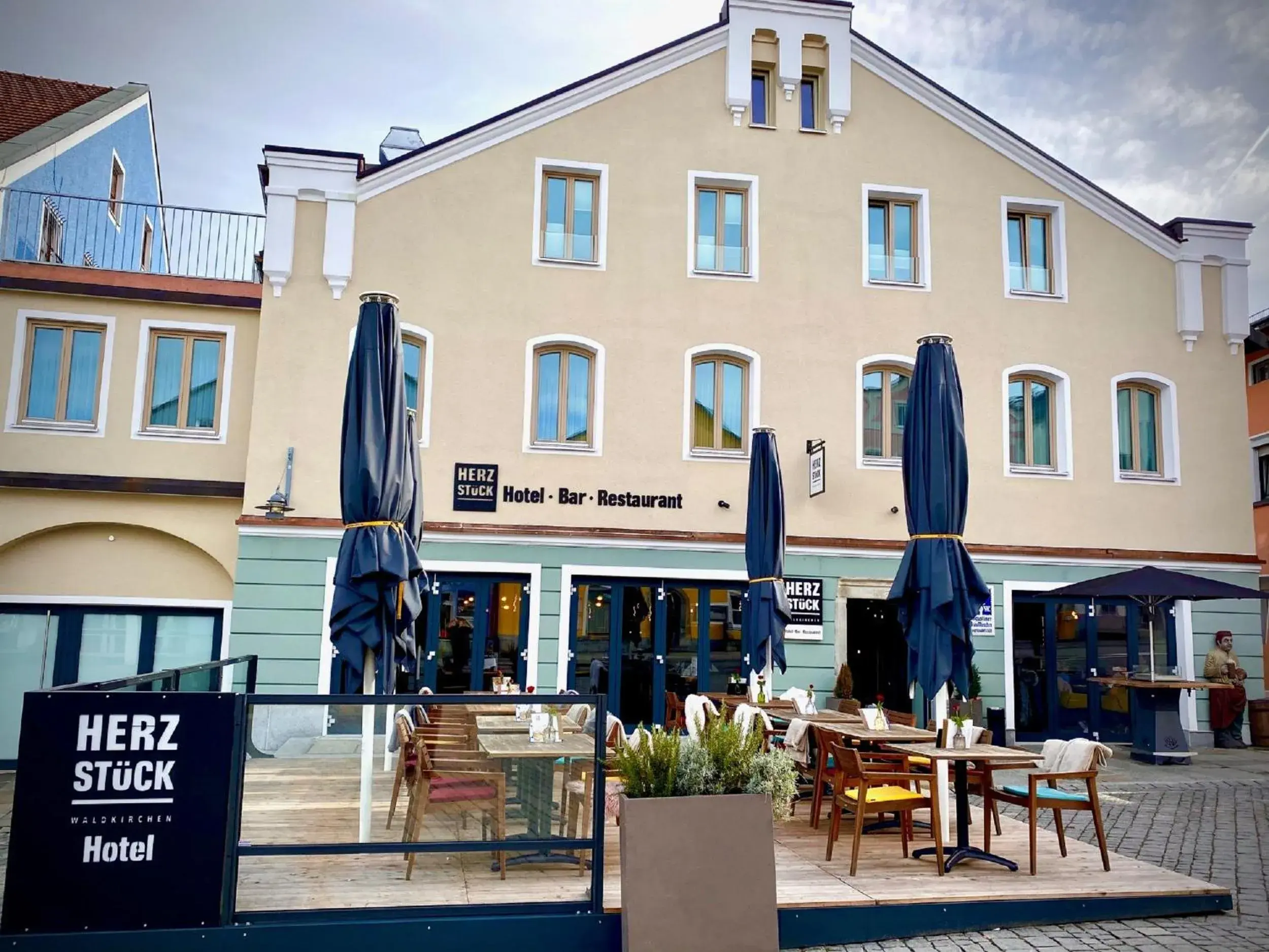 Property building in Hotel & Restaurant Herzstück Waldkirchen Property building in Hotel & Restaurant Herzstück Waldkirchen