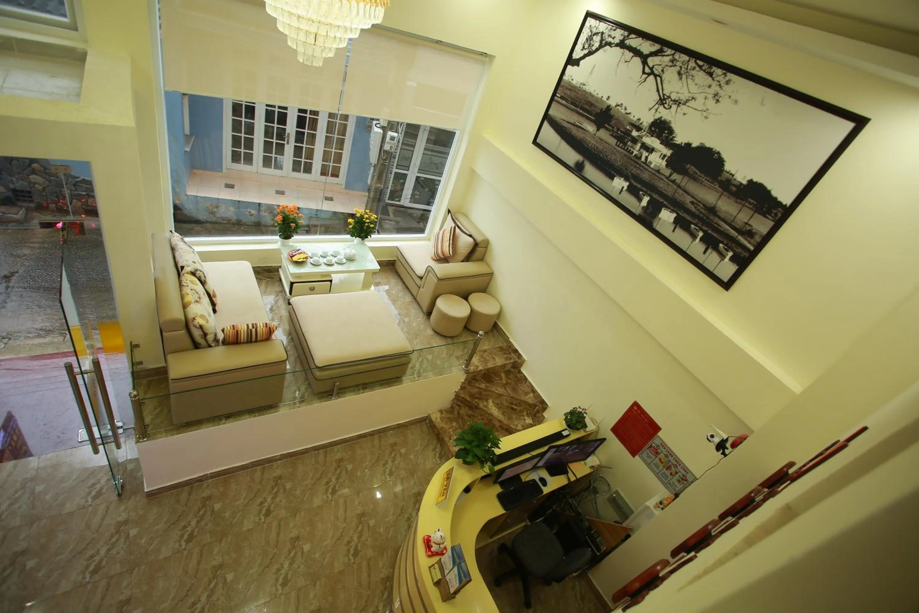 Lobby or reception, Bed in Vanilla Dalat Hotel