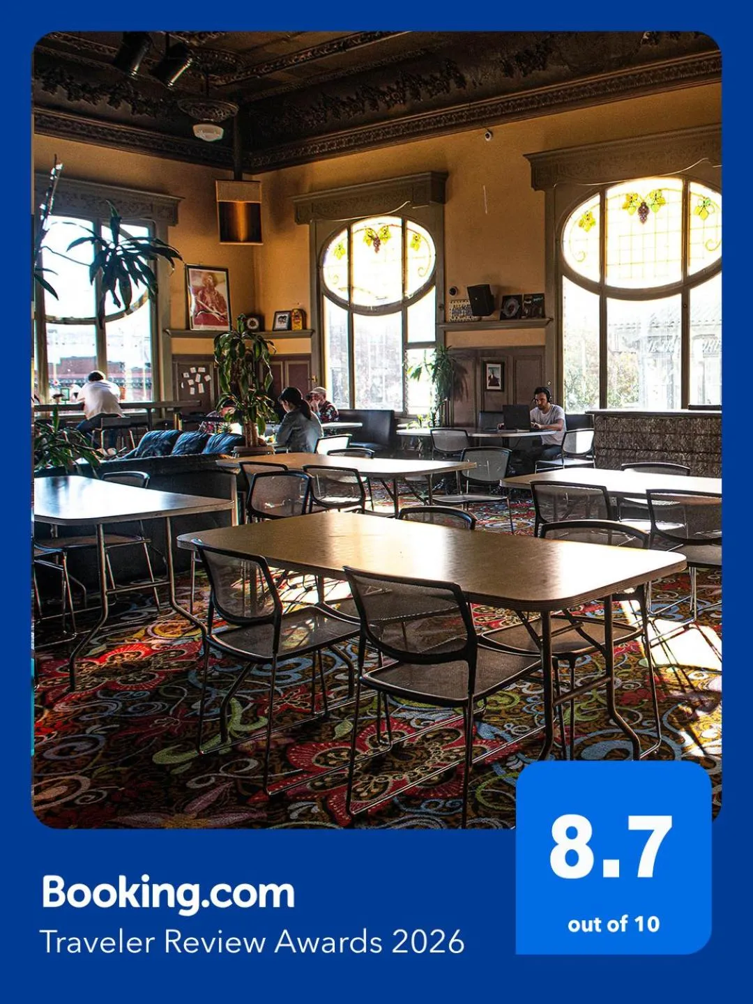 Property building in Green Tortoise Hostel