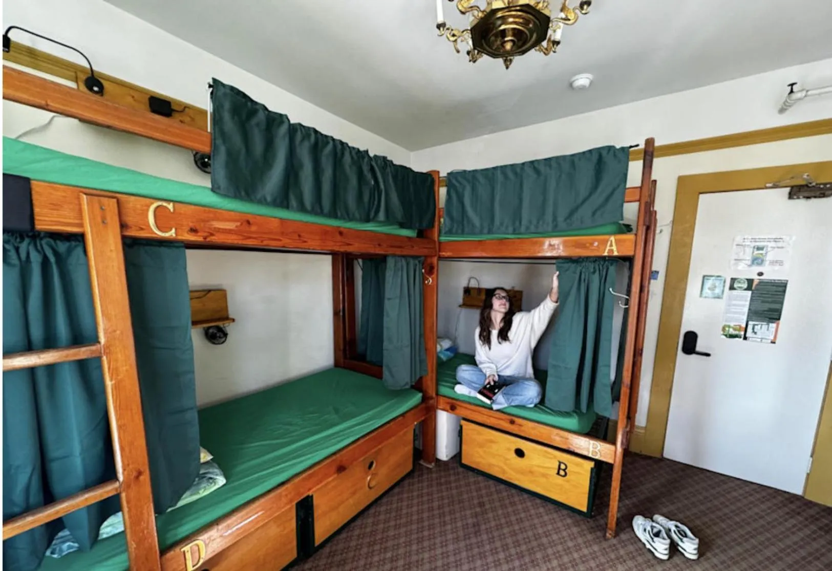 Bed in Green Tortoise Hostel