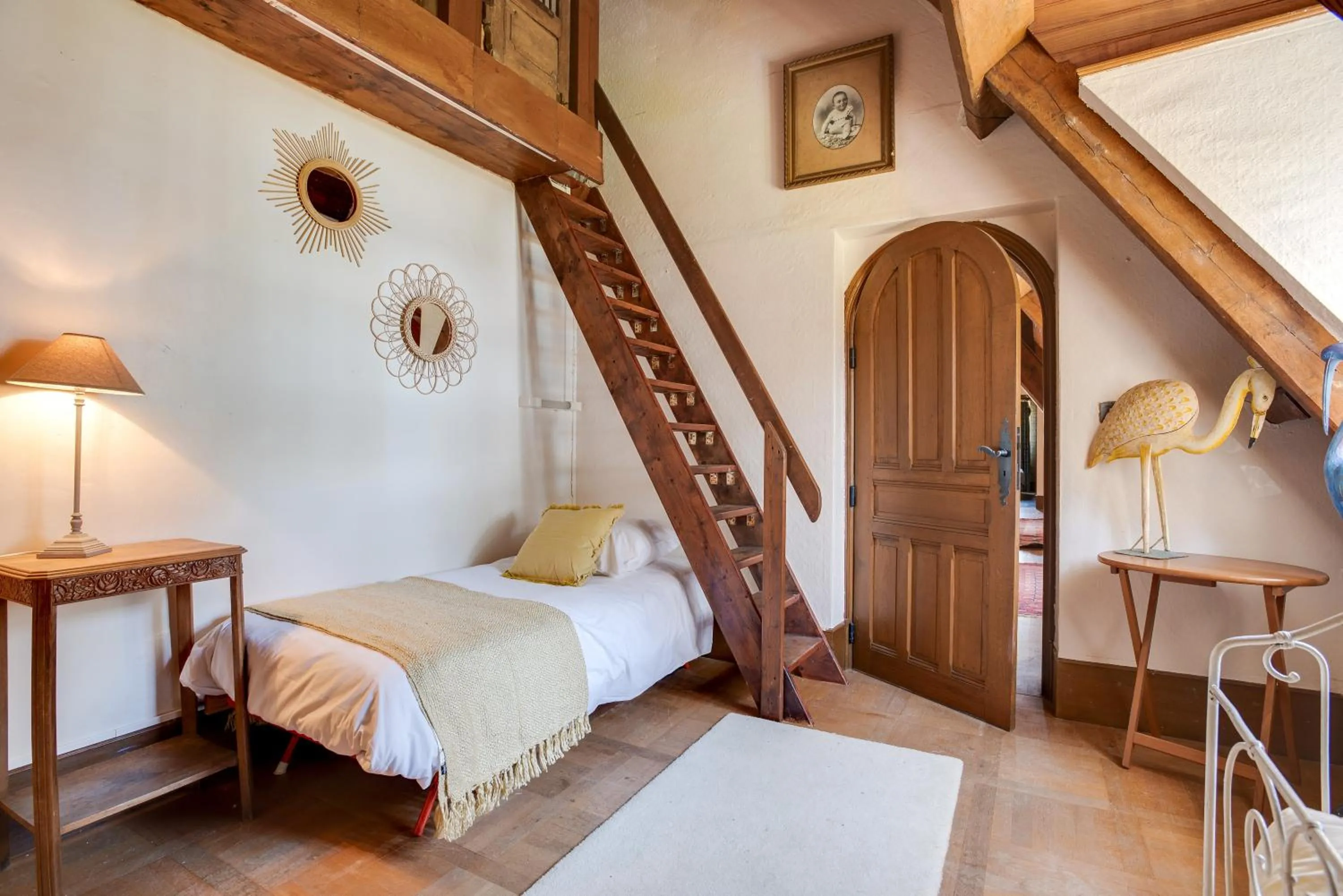 Bedroom, Bed in Le Manoir de Saint Brendan