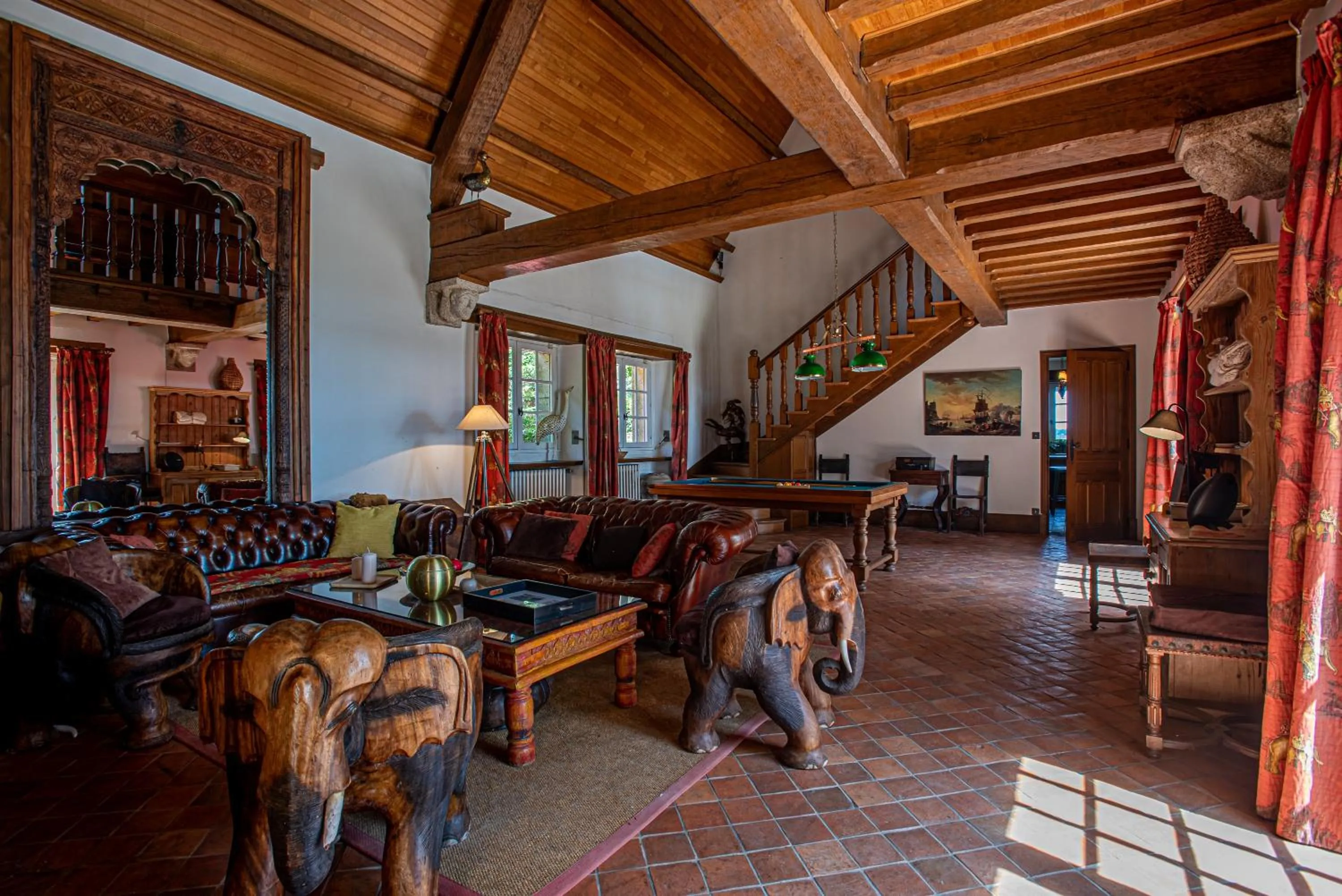 Living room in Le Manoir de Saint Brendan