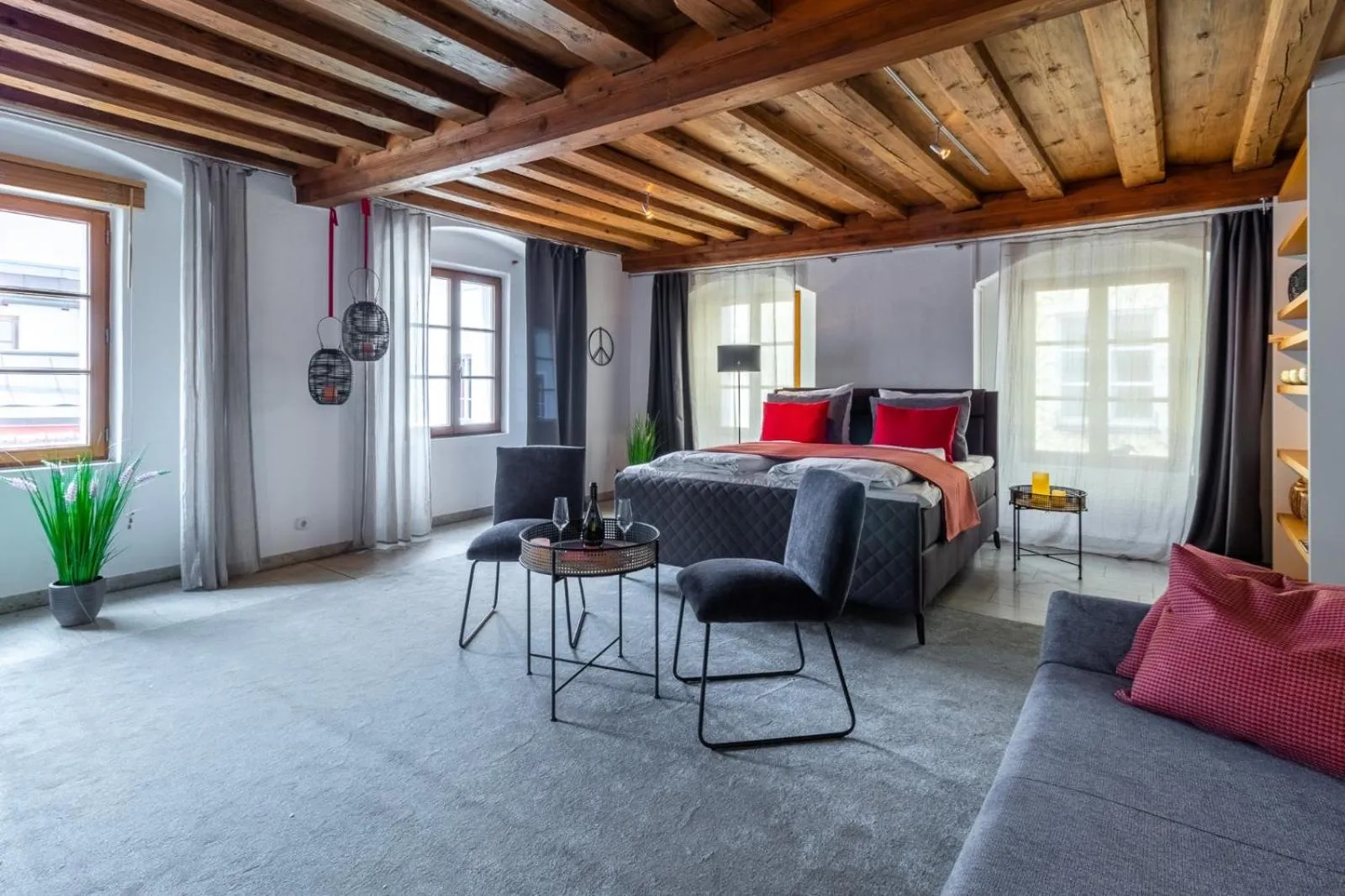 Bed in BARONHAUS Aparthotel & Suites