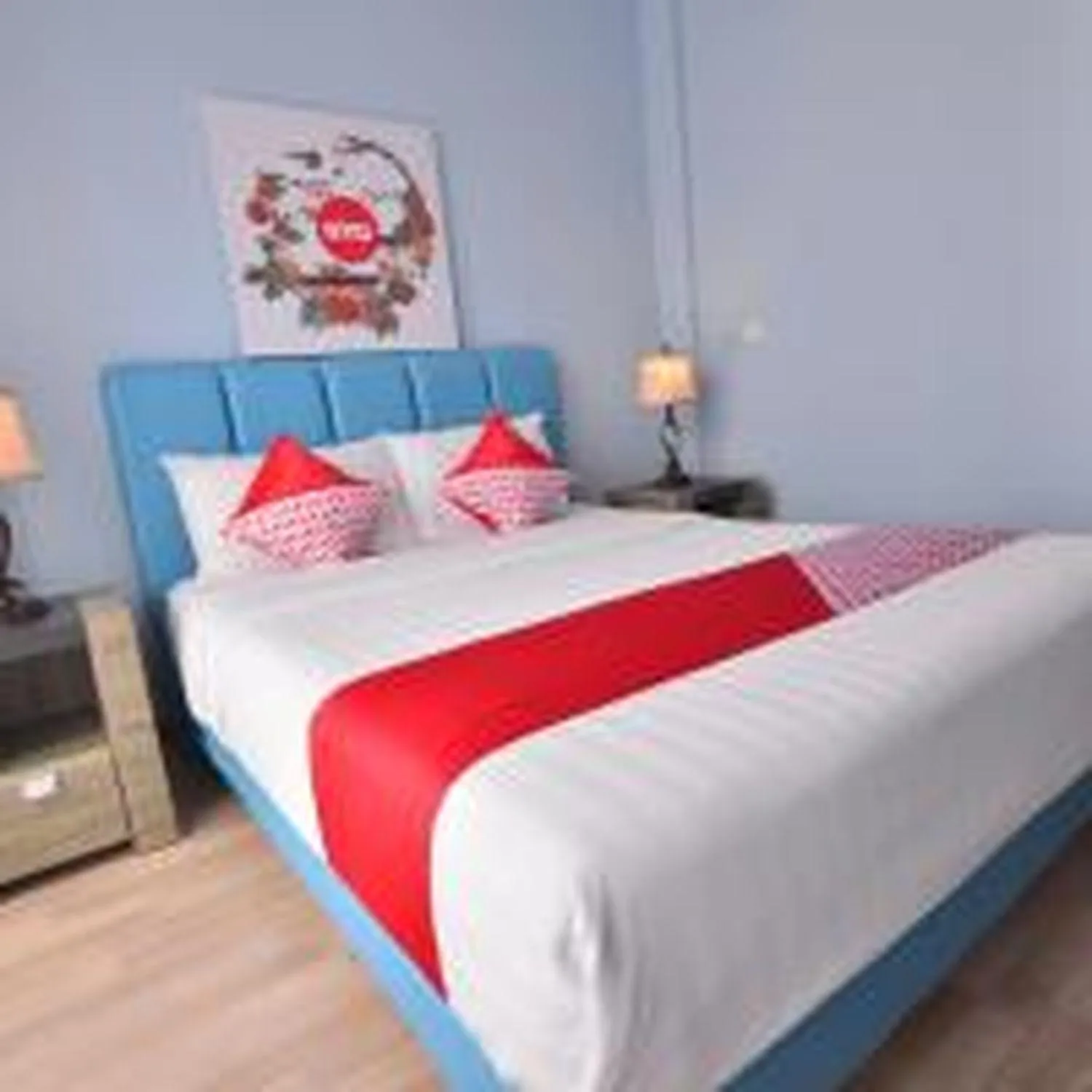 Bedroom, Bed in Hotel O Appartel Cempaka