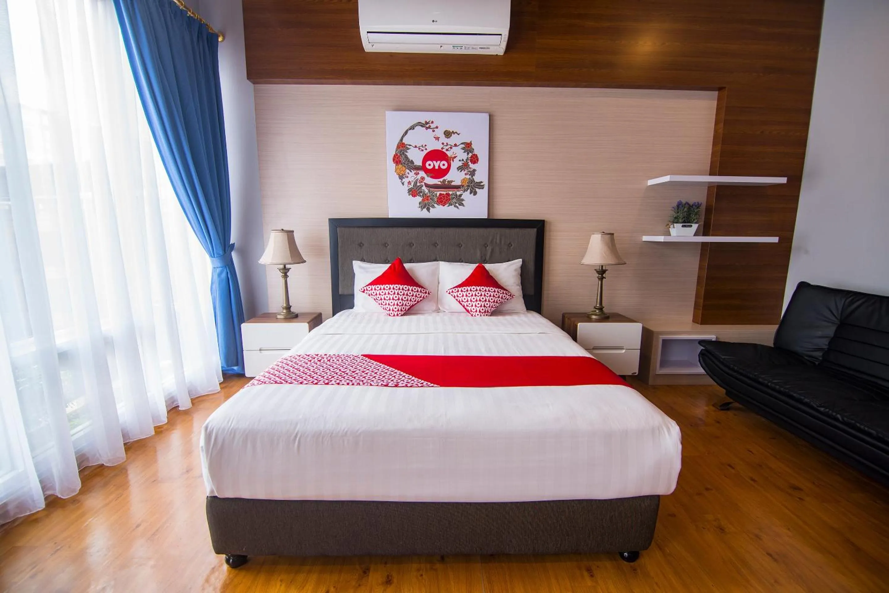 Bedroom, Bed in Hotel O Appartel Cempaka