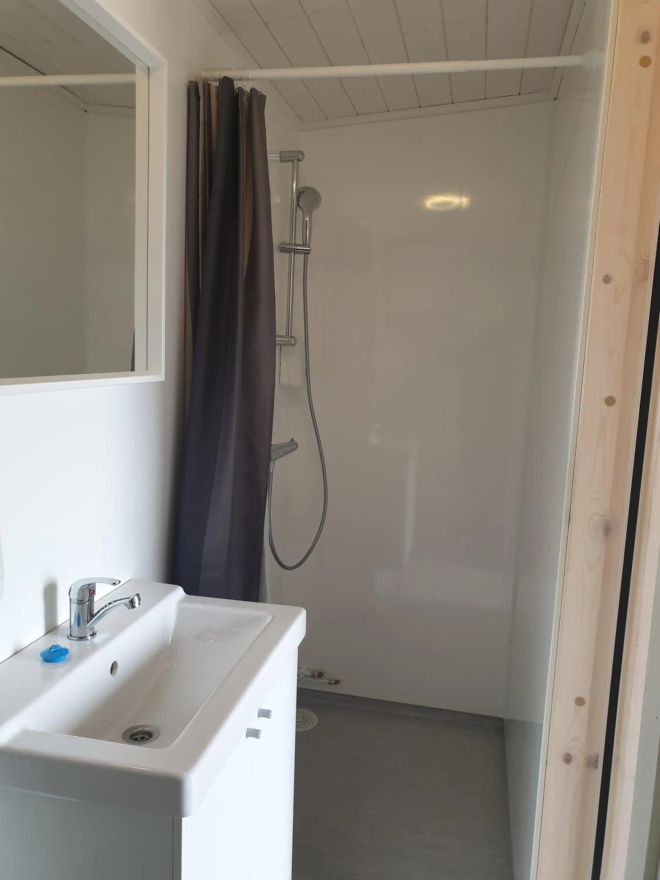 Shower in Black Beach Cottage Small