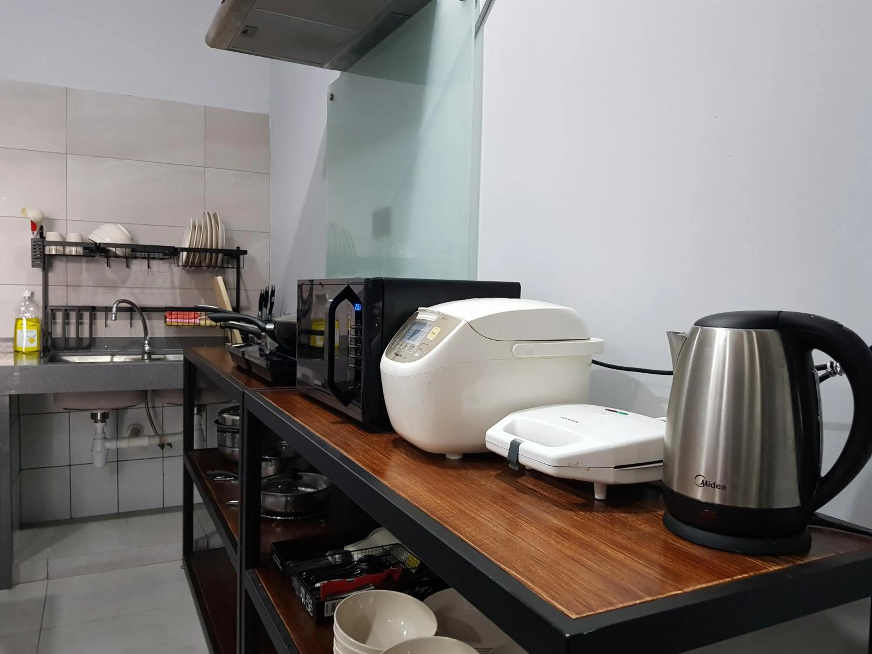 Communal kitchen in Global Residency