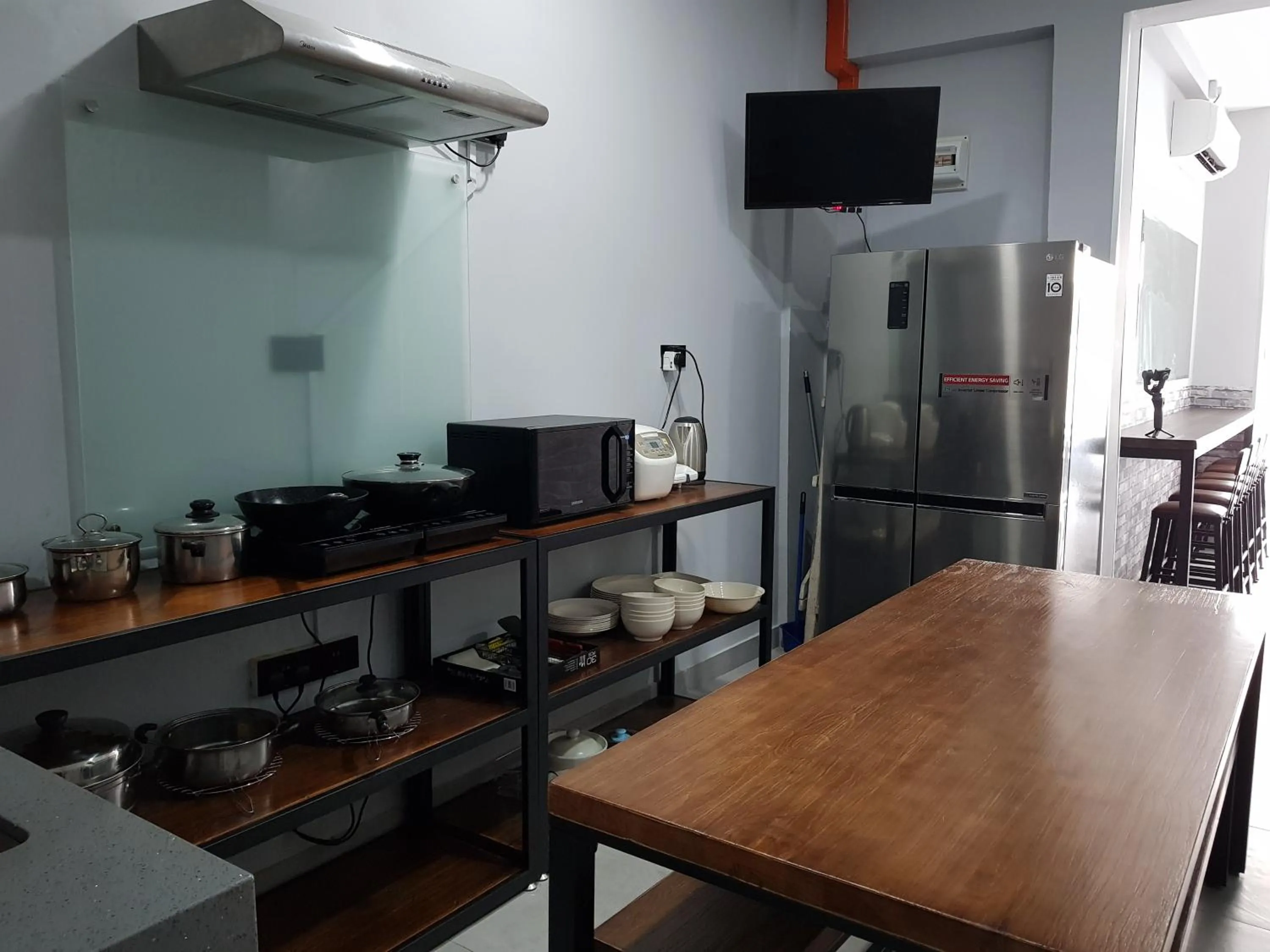 Communal kitchen in Global Residency