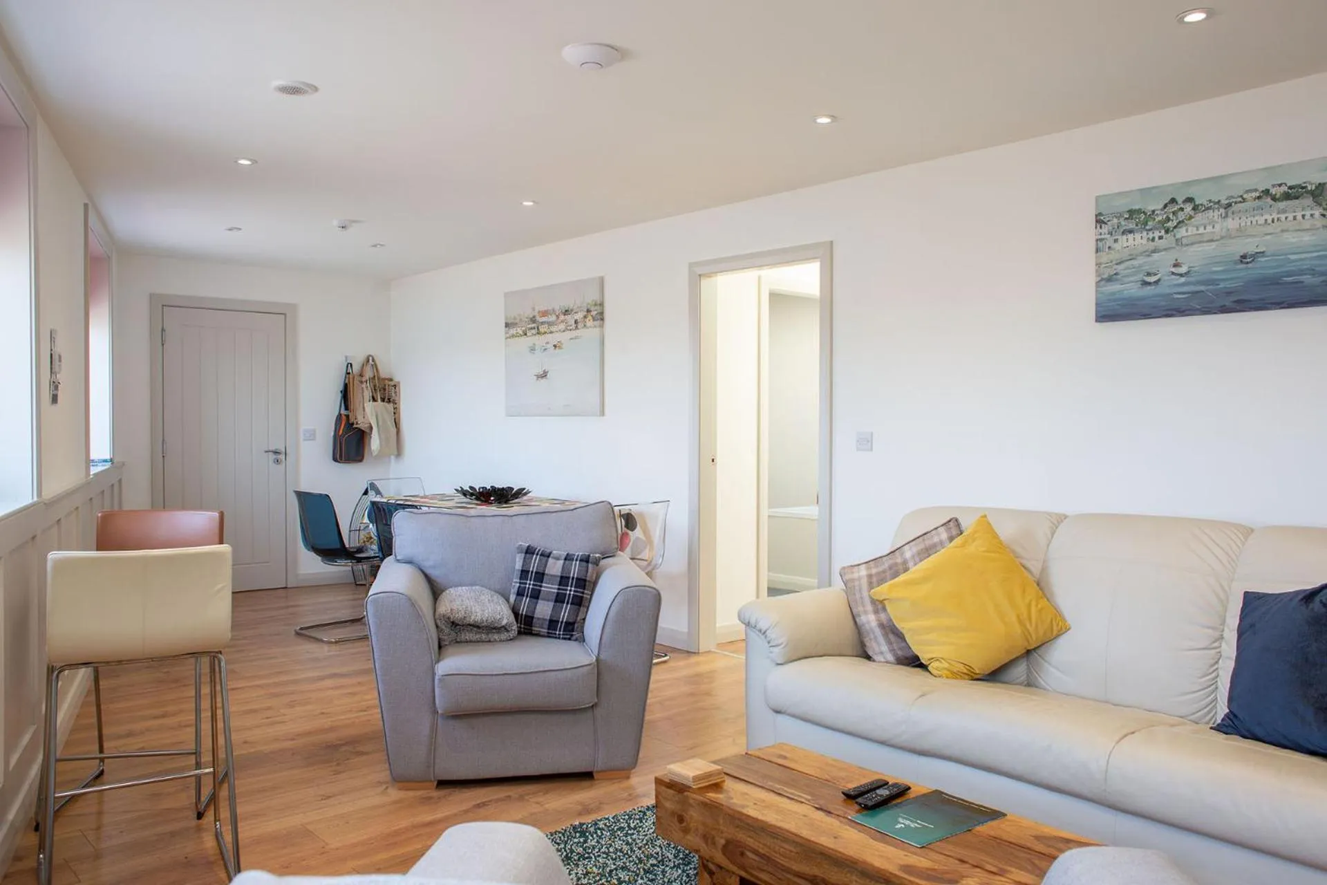 Living room in The Anchor Apartments