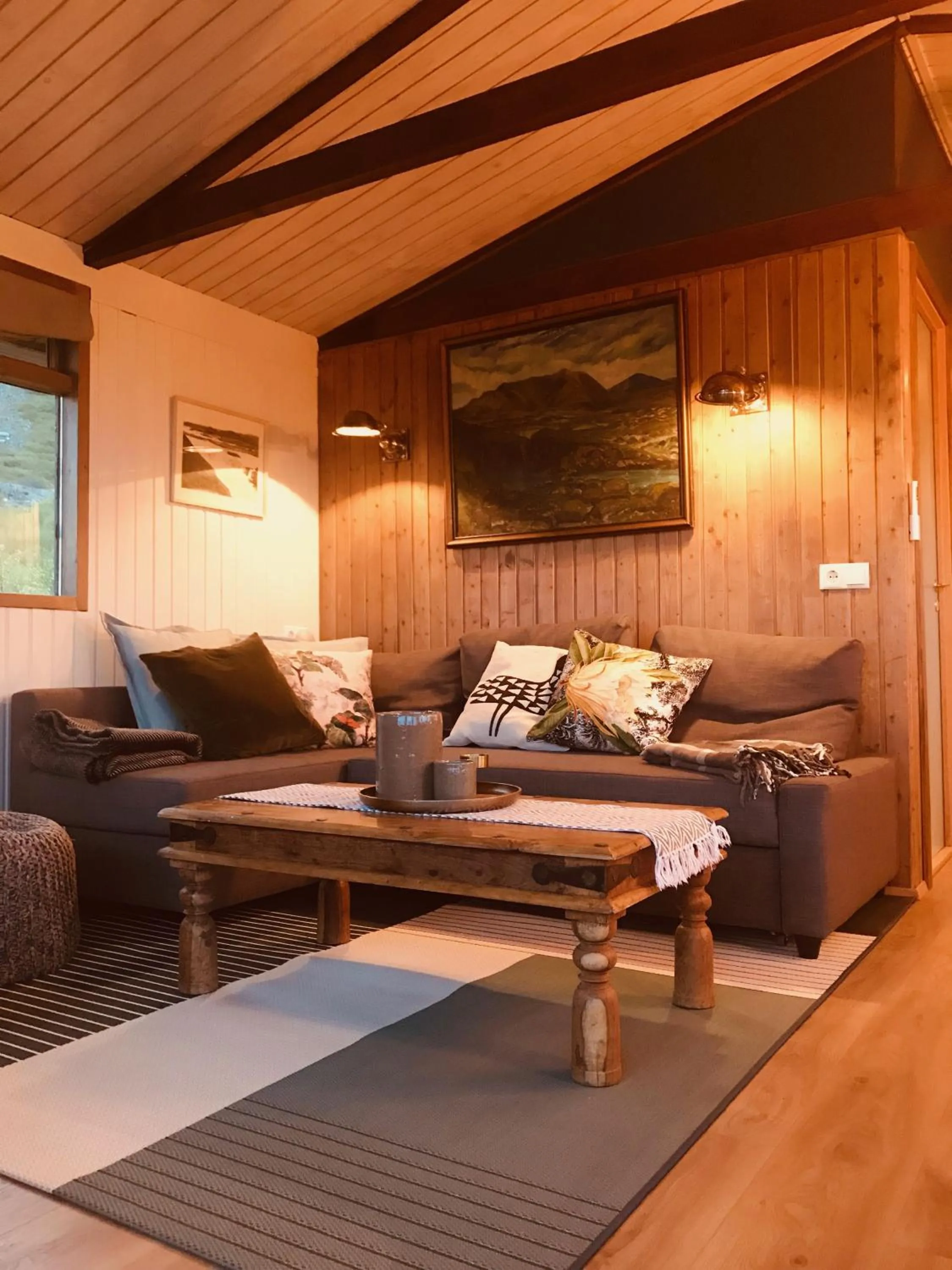 Living room in Mulakot Cosy Cabins