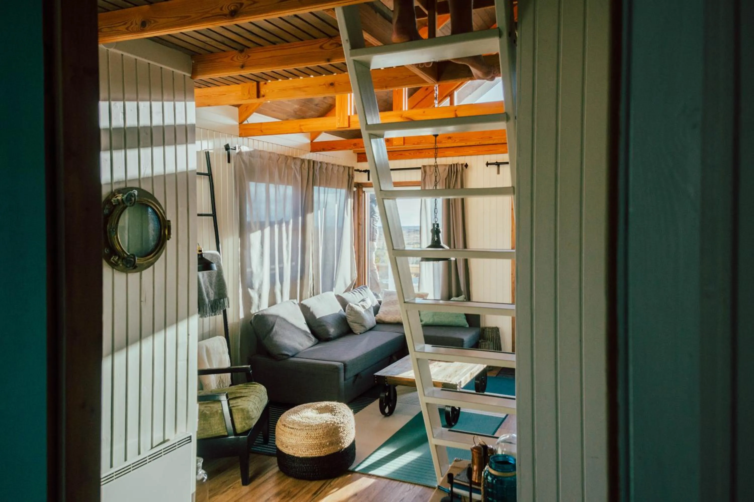 Living room in Mulakot Cosy Cabins