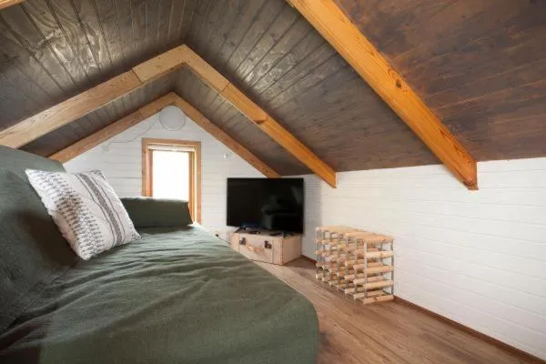 Bed in Mulakot Cosy Cabins