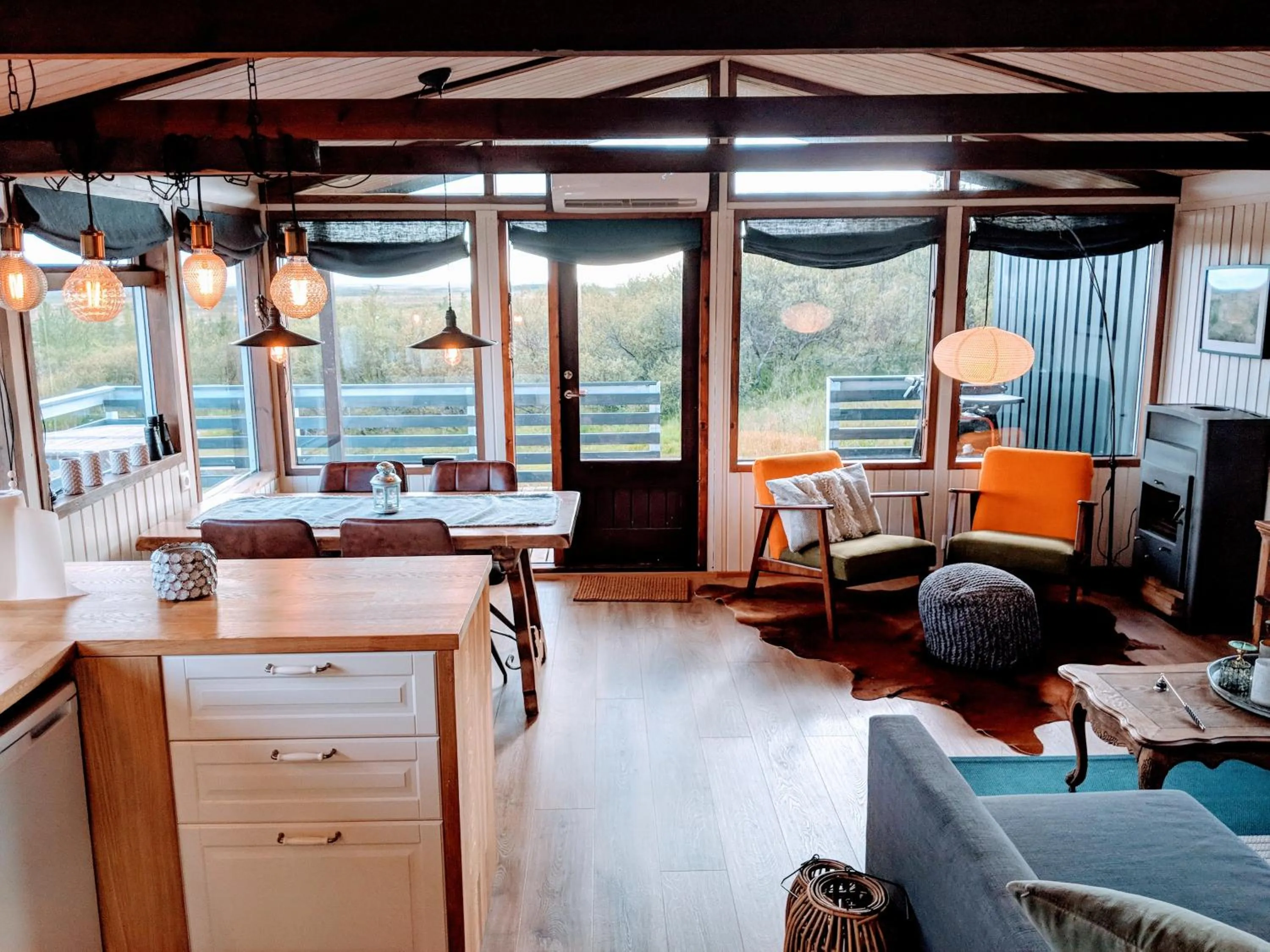 Living room in Mulakot Cosy Cabins